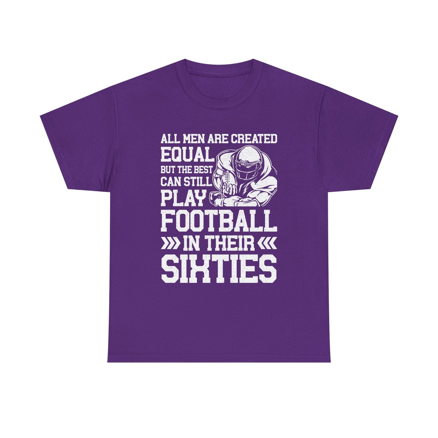 Football in Their Sixties T‑Shirt — Funny Retro Shirt for Older Players & Fans