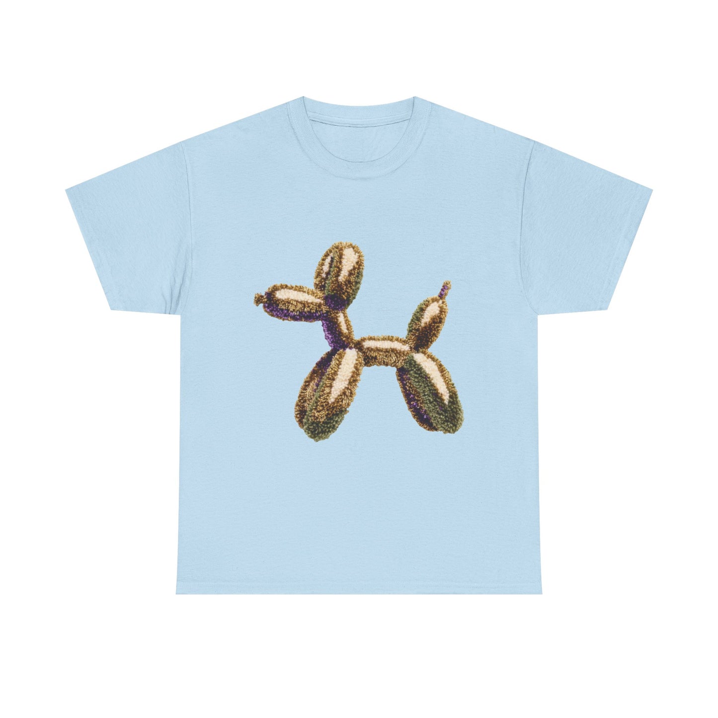 Balloon Dog T‑Shirt — Metallic Gold Balloon Animal Tee
