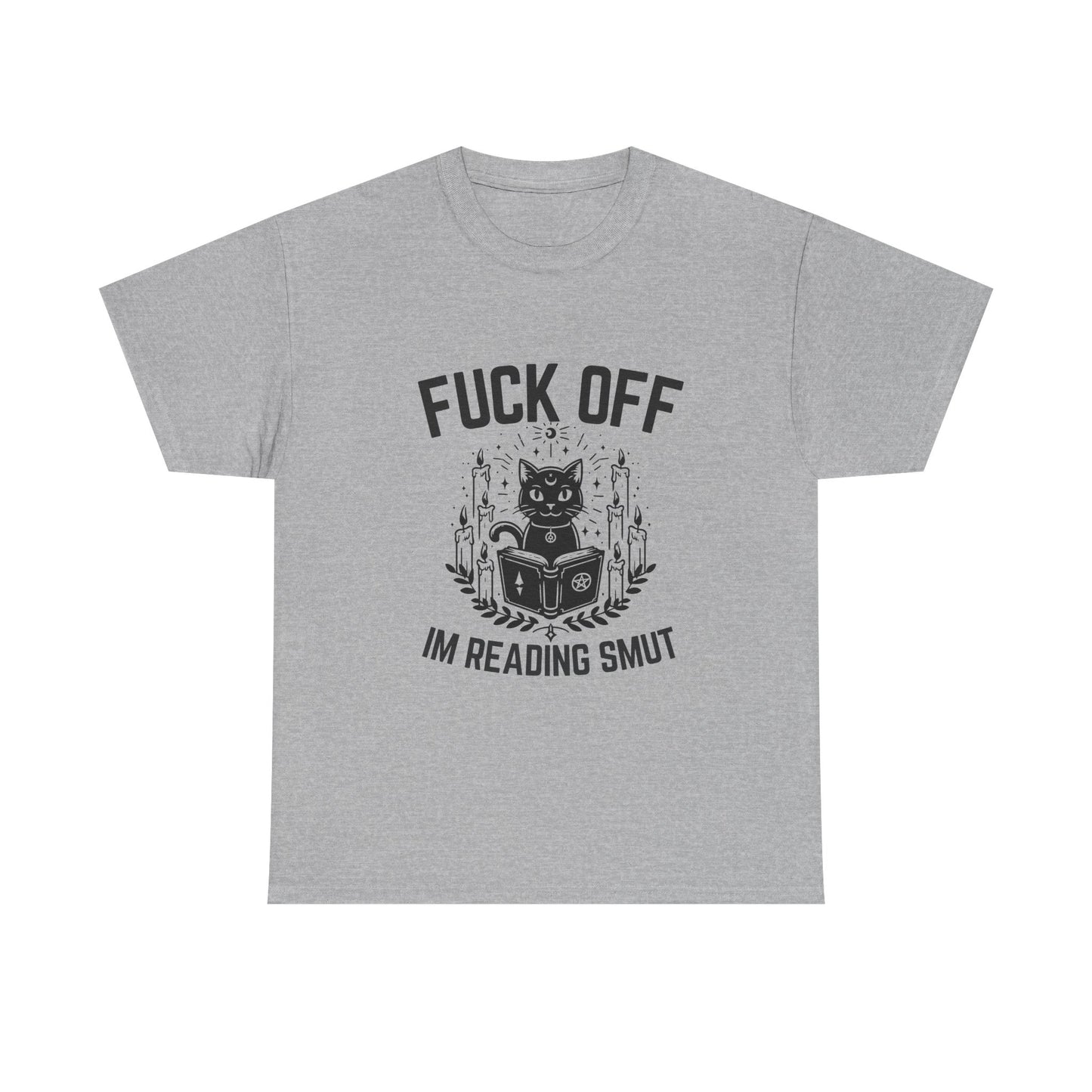 “Fuck Off I’m Reading Smut” Cat Witchbook T-Shirt