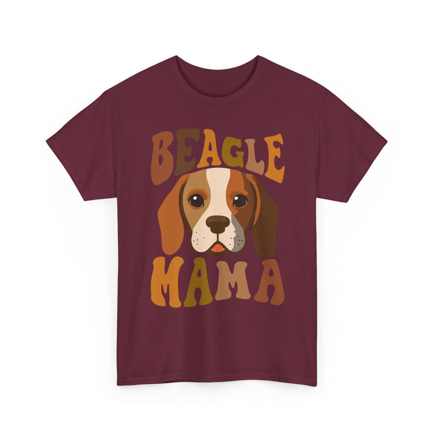 Beagle Mama T-Shirt — Cute Retro Beagle Mom Tee