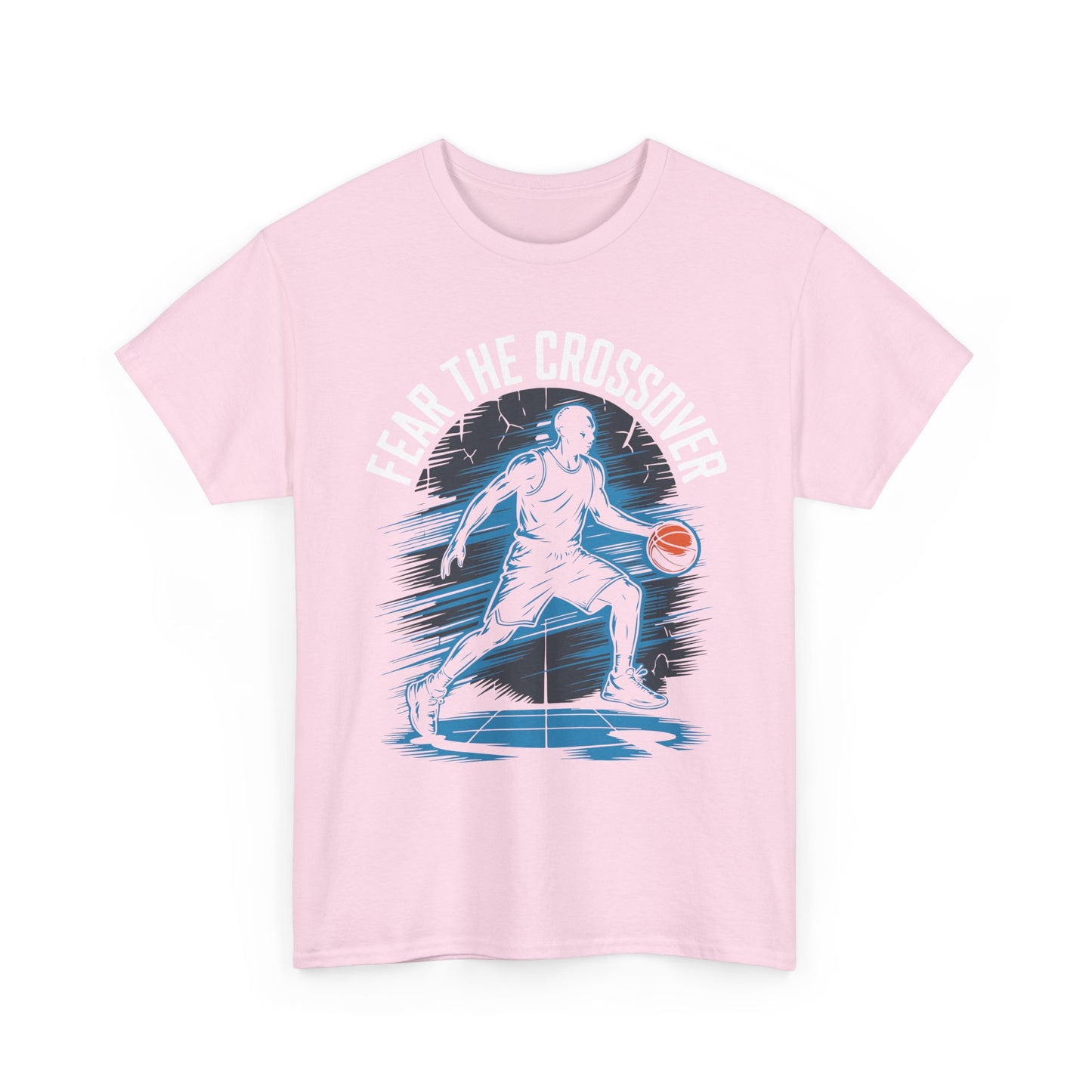 Basketball T‑Shirt - "Fear The Crossover" Dribbling Player Graphic Tee