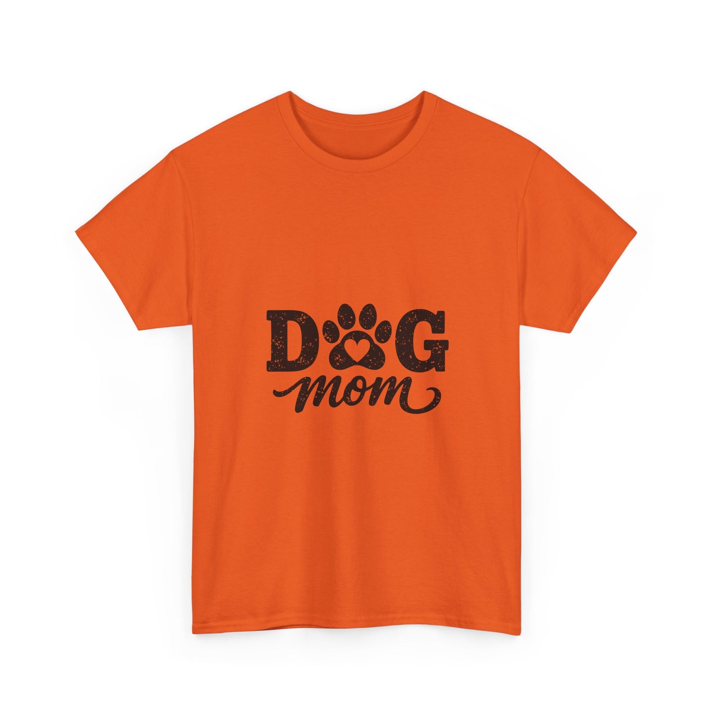 Dog Mom T‑Shirt — Paw Print Graphic Tee for Dog Lovers