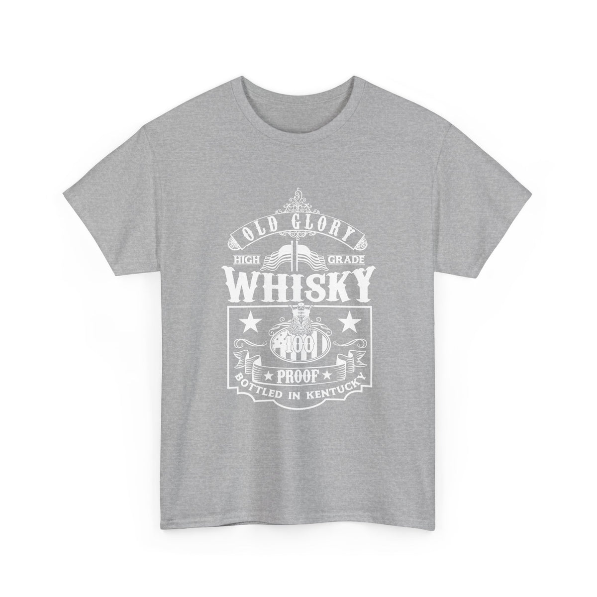 Whisky Distillery Crest T-Shirt — Vintage Bourbon Logo Tee