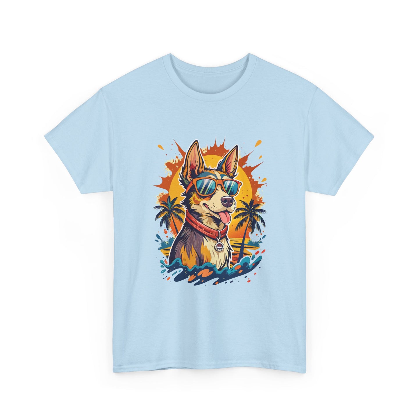 Cool Corgi Summer Tee — Sunglasses Dog Beach T-Shirt