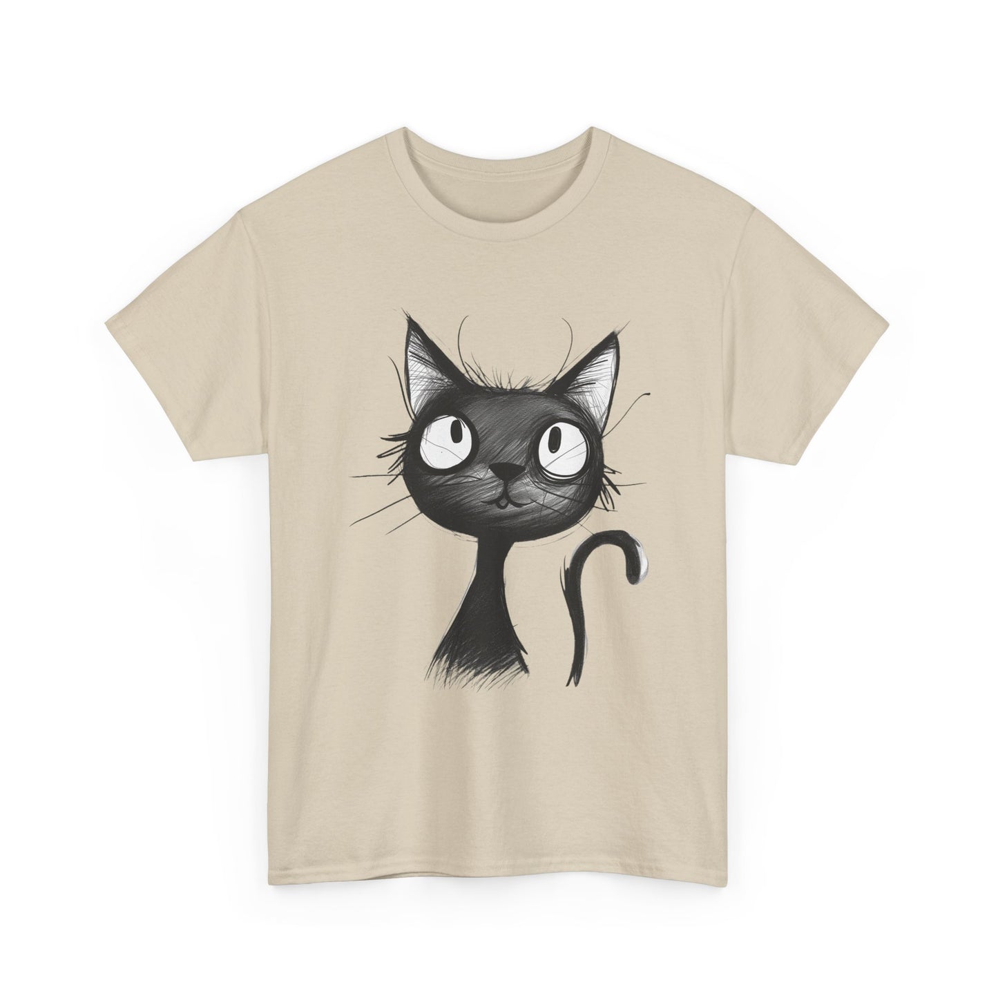 Whimsical Black Cat