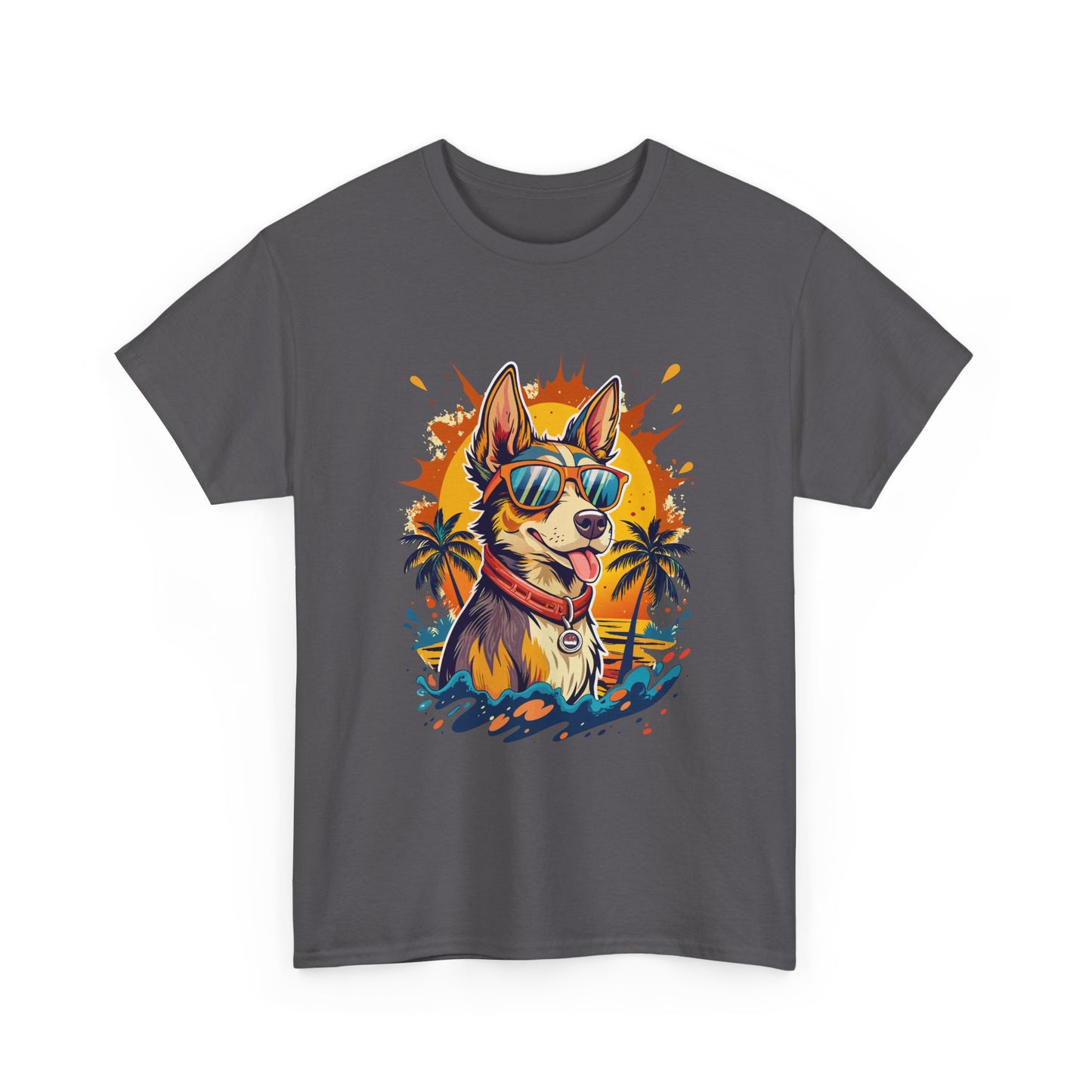 Cool Corgi Summer Tee — Sunglasses Dog Beach T-Shirt