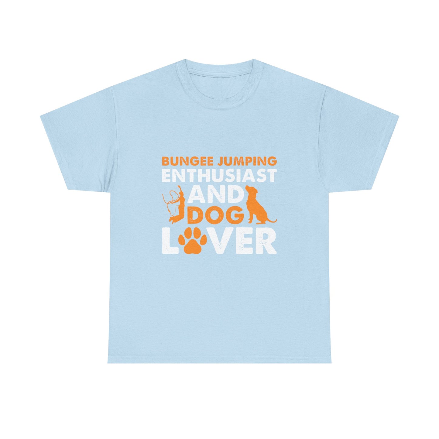 Bungee Jumping Enthusiast and Dog Lover T-Shirt