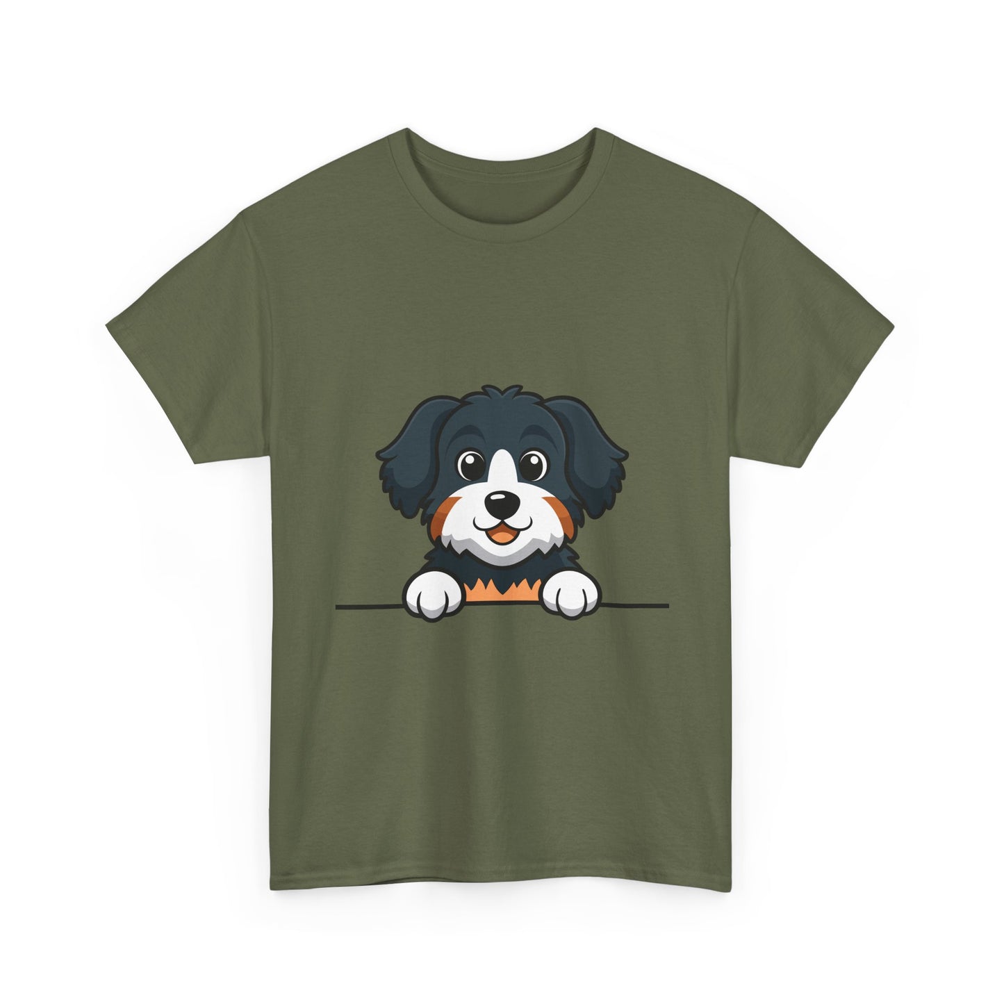 Peekaboo Puppy T-Shirt – Cute Dog Graphic Tee for Dog Lovers