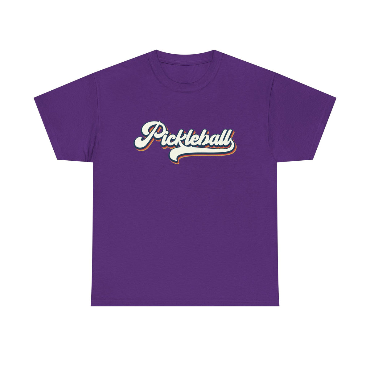 Pickleball Script Tee — Retro Athletic Pickleball T-Shirt