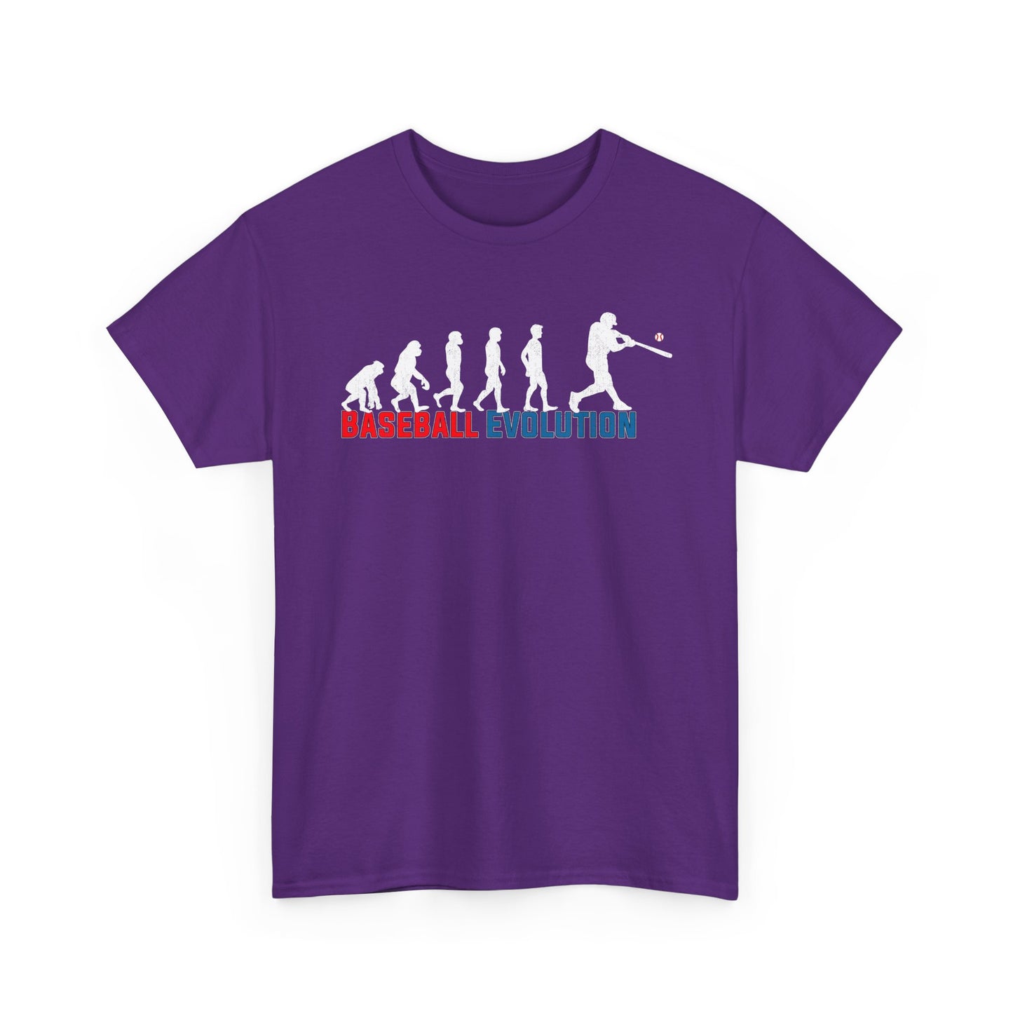 Baseball Evolution T-Shirt — Funny Baseball Player Evolution Graphic Tee