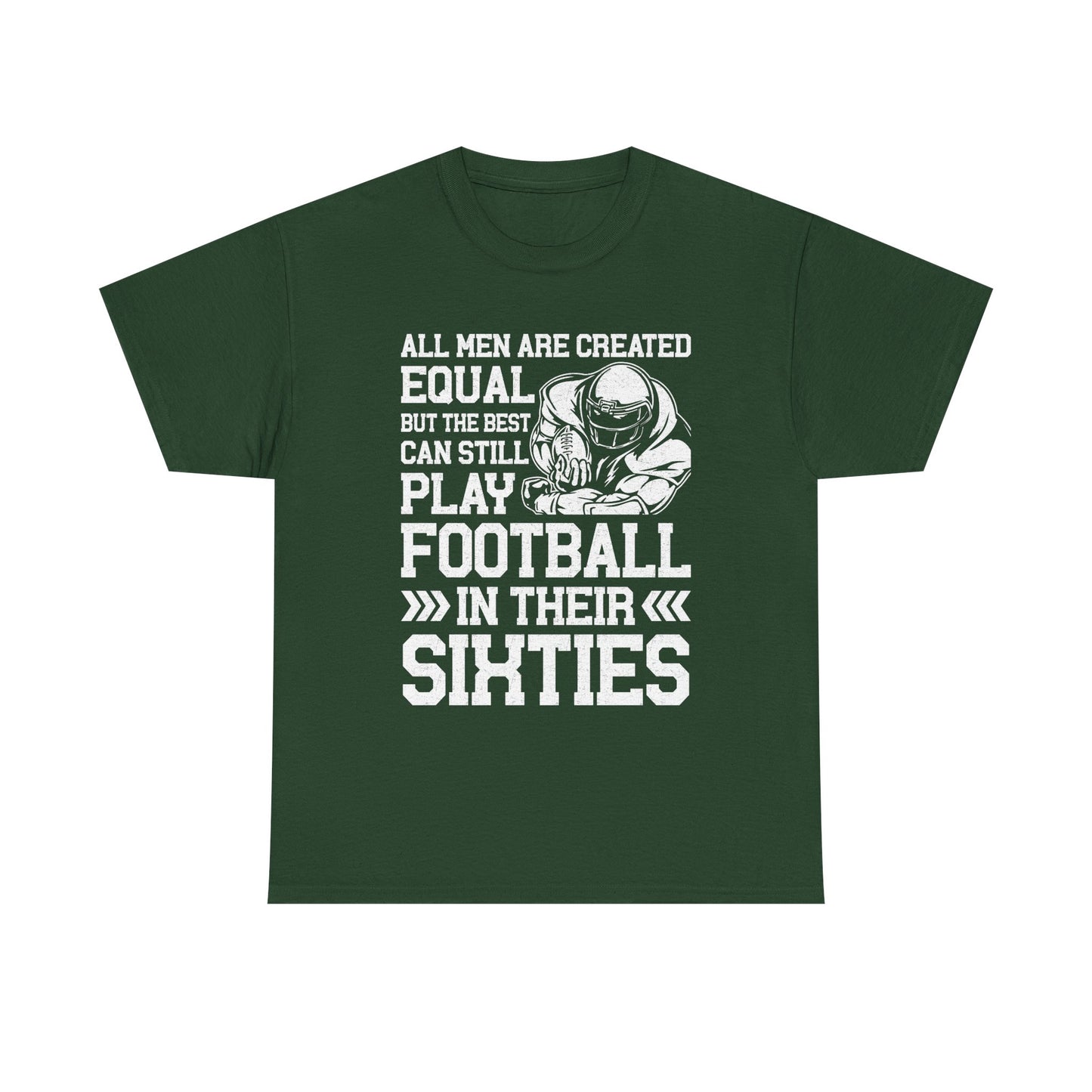 Football in Their Sixties T‑Shirt — Funny Retro Shirt for Older Players & Fans