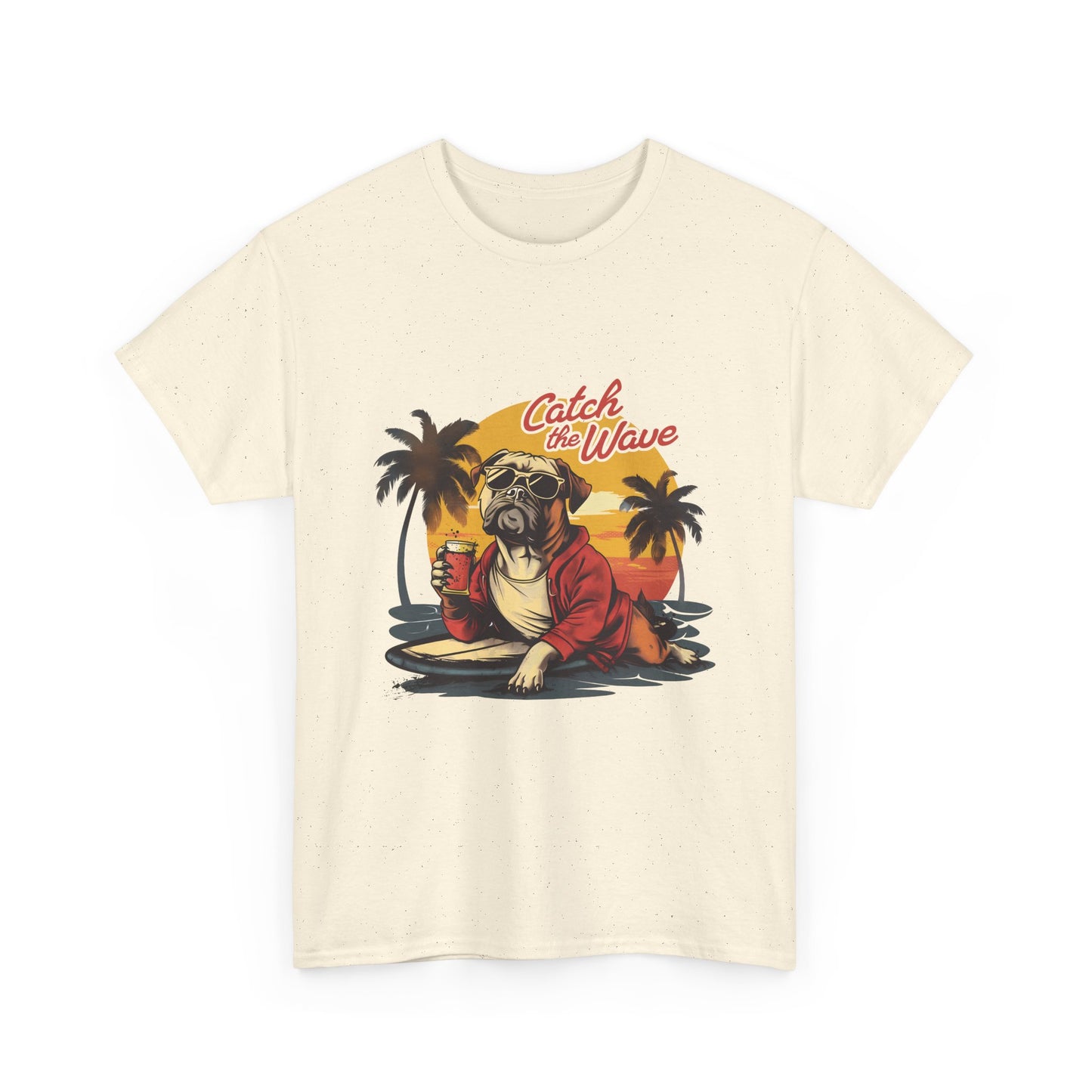 Catch the Wave Pug Surf T-Shirt