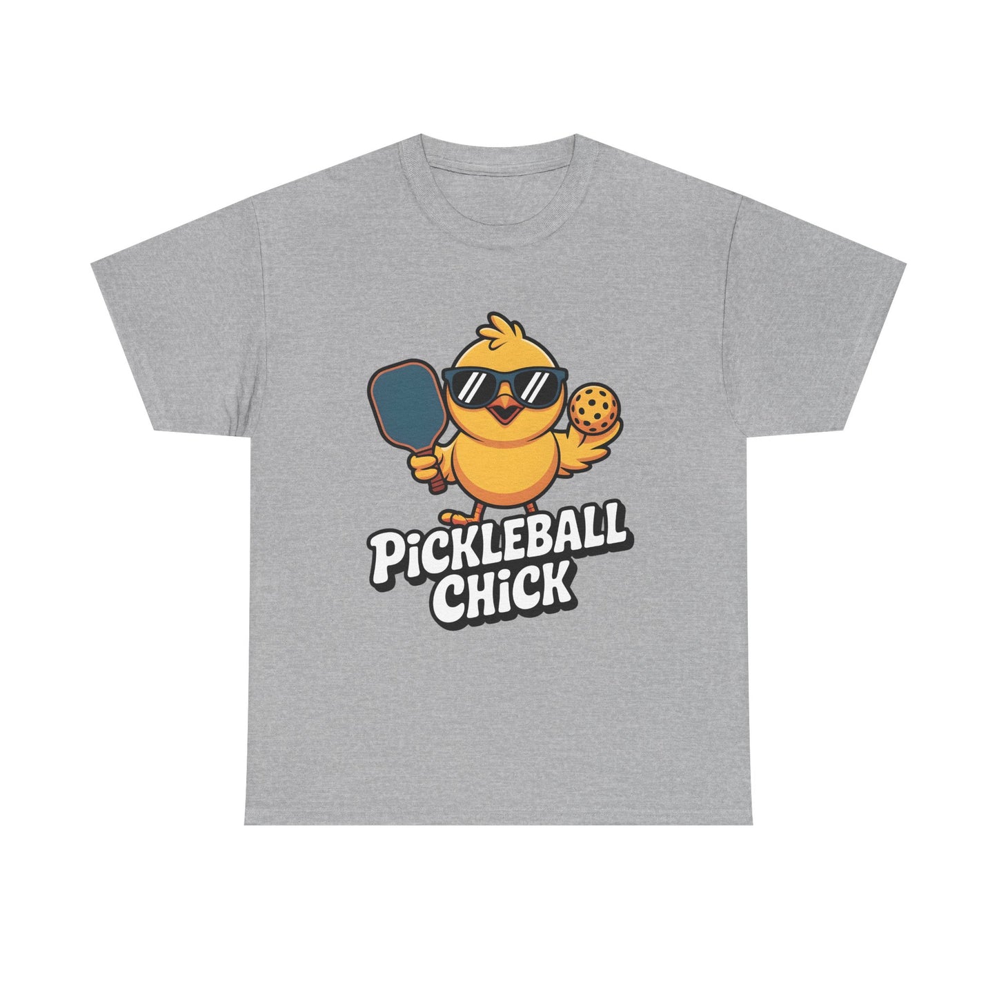 Pickleball Chick T-Shirt — Cute Chick Graphic Tee for Players & Fans