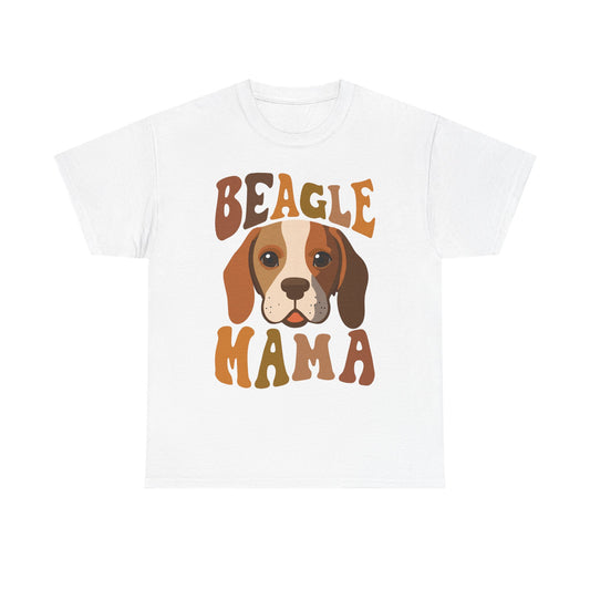 Beagle Mama T-Shirt — Cute Retro Beagle Mom Tee