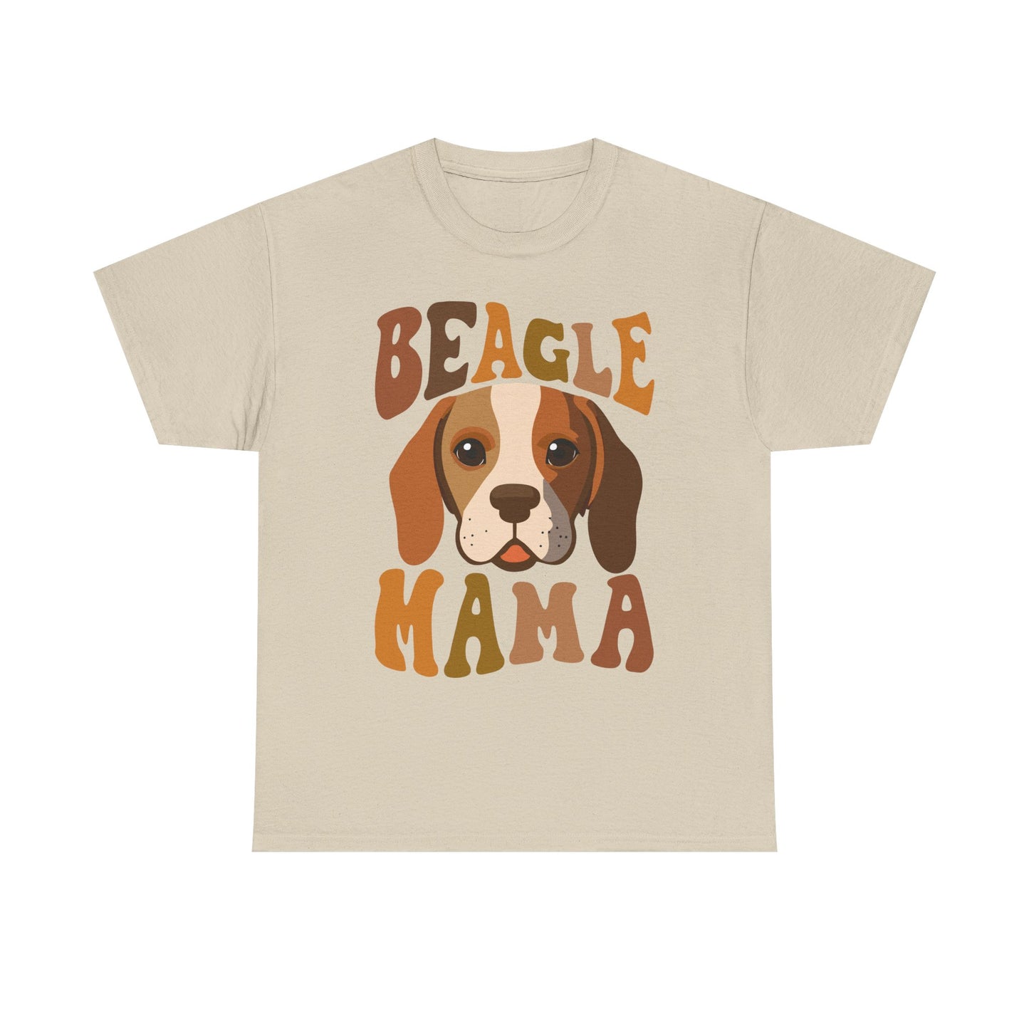 Beagle Mama T-Shirt — Cute Retro Beagle Mom Tee