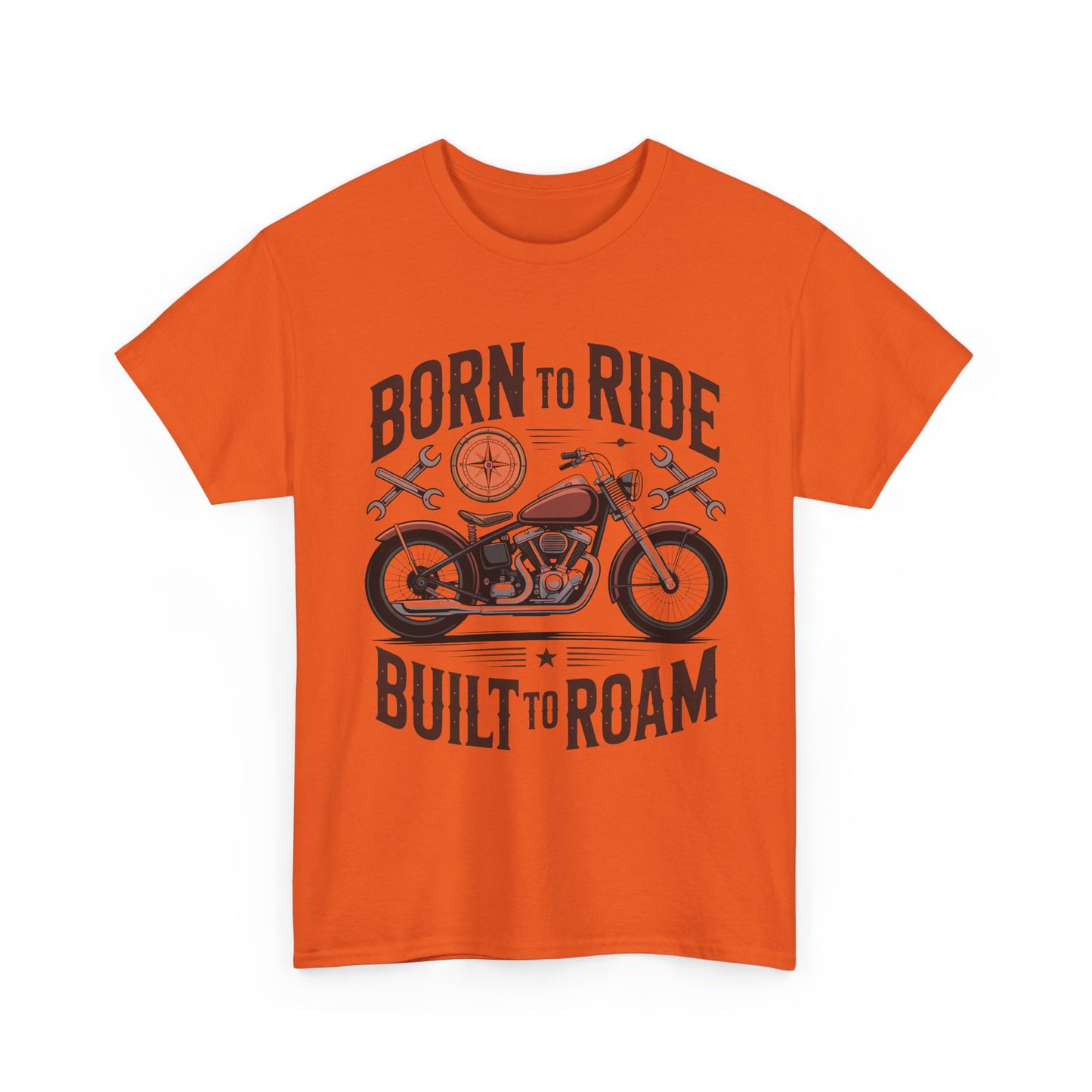 Born to Ride Built to Roam Motorcycle T-Shirt