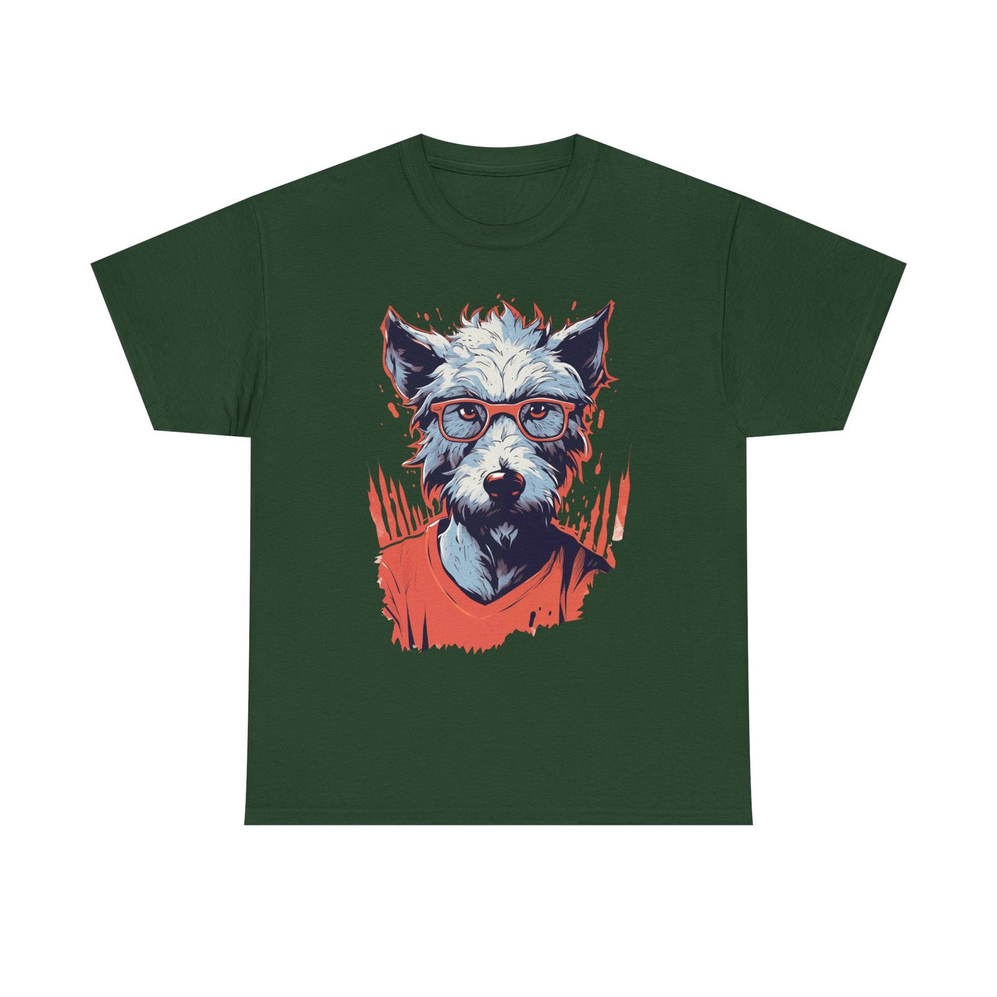 Hipster Dog T-Shirt — Cool Glasses Westie Graphic Tee
