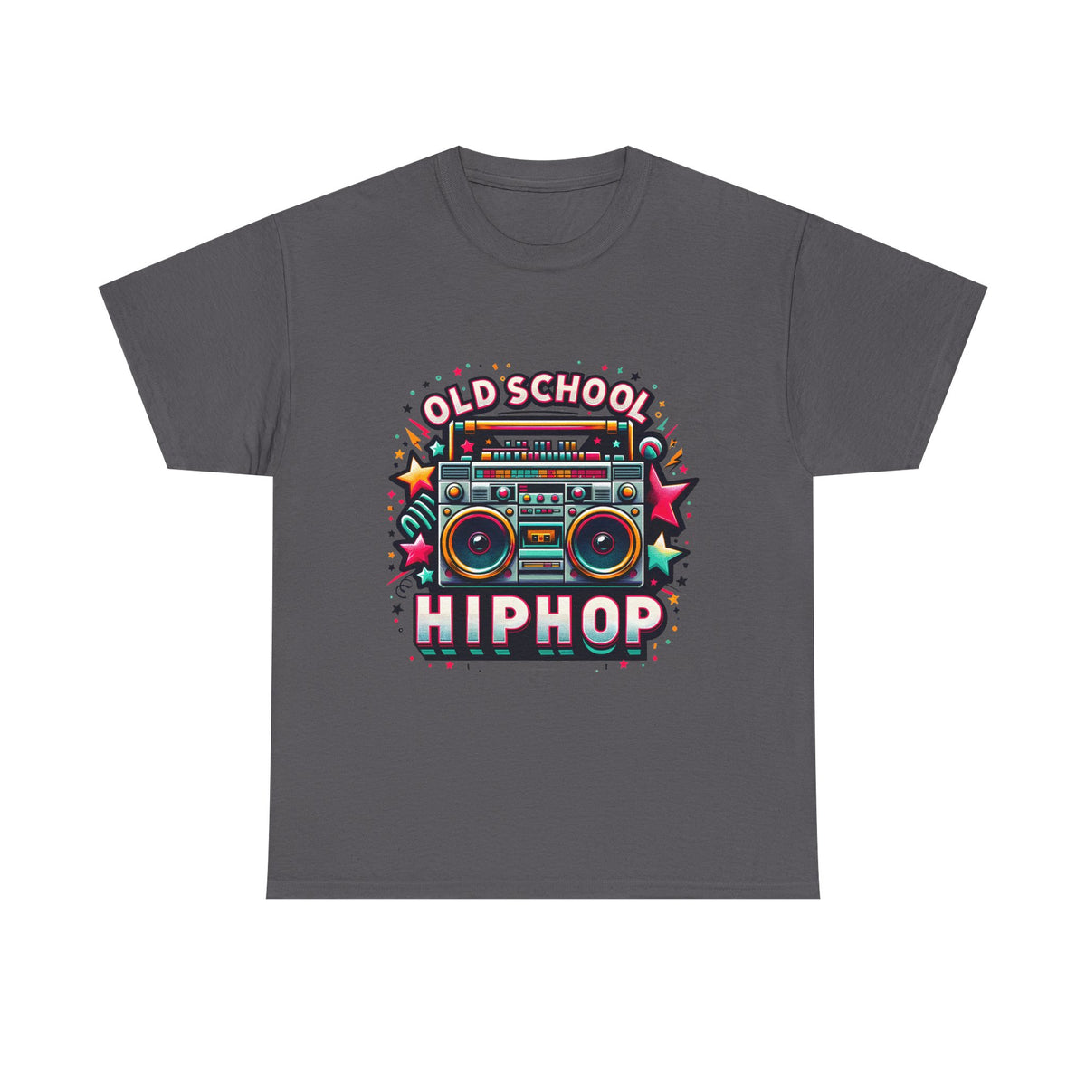 Old School Hip Hop T-Shirt — Retro Boombox Graphic Tee