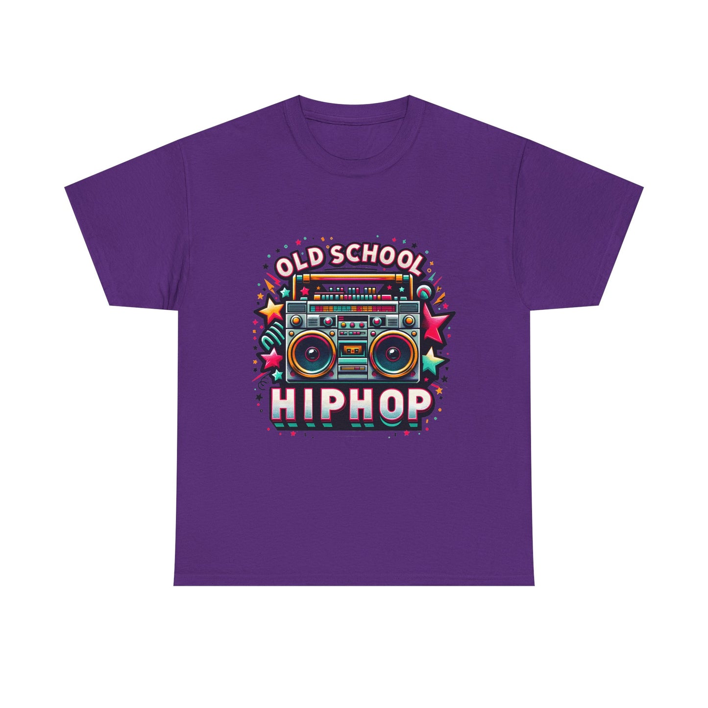 Old School Hip Hop T-Shirt — Retro Boombox Graphic Tee