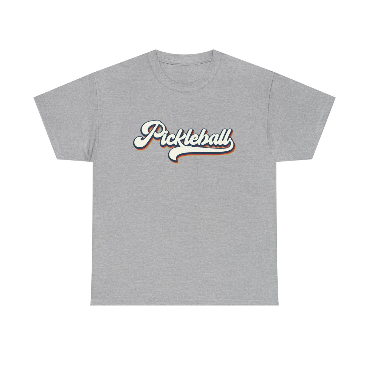 Pickleball Script Tee — Retro Athletic Pickleball T-Shirt