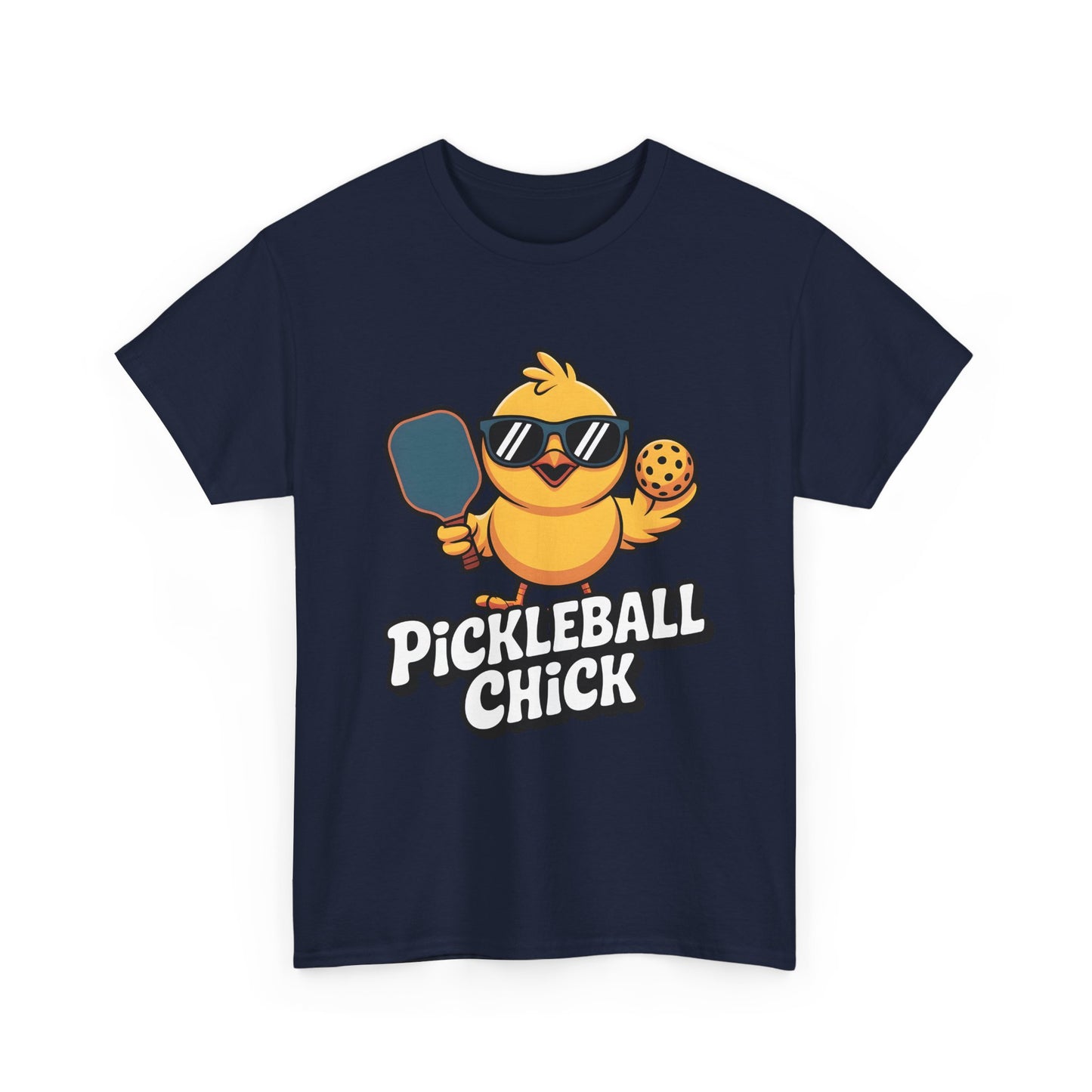 Pickleball Chick T-Shirt — Cute Chick Graphic Tee for Players & Fans