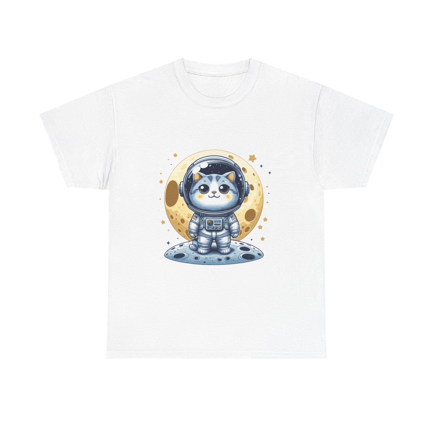 Astronaut Cat T-Shirt — Cute Space Cat Tee