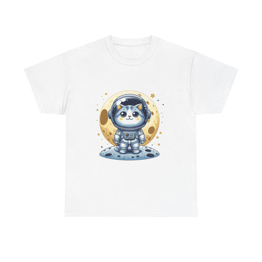 Astronaut Cat T-Shirt — Cute Space Cat Tee