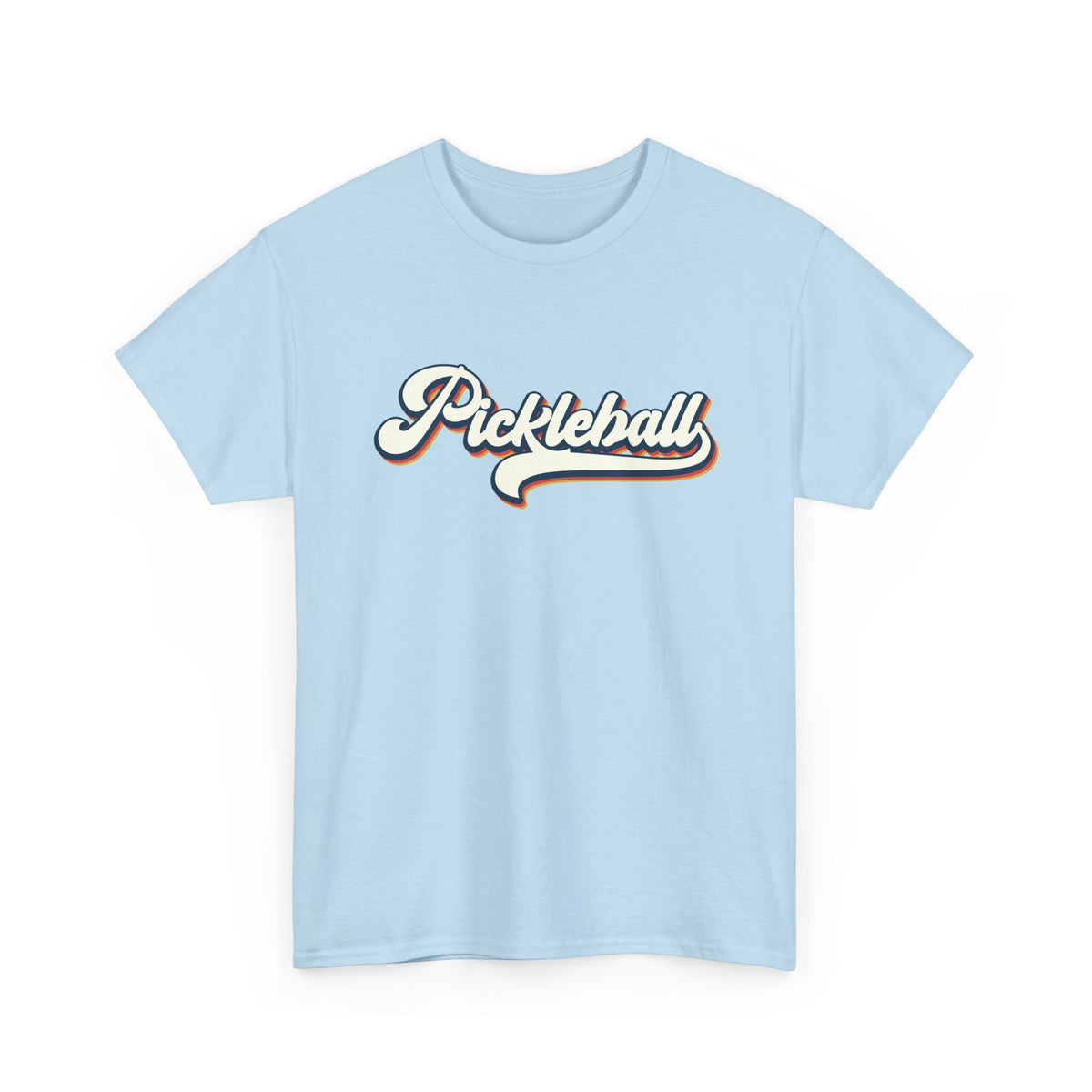 Pickleball Script Tee — Retro Athletic Pickleball T-Shirt