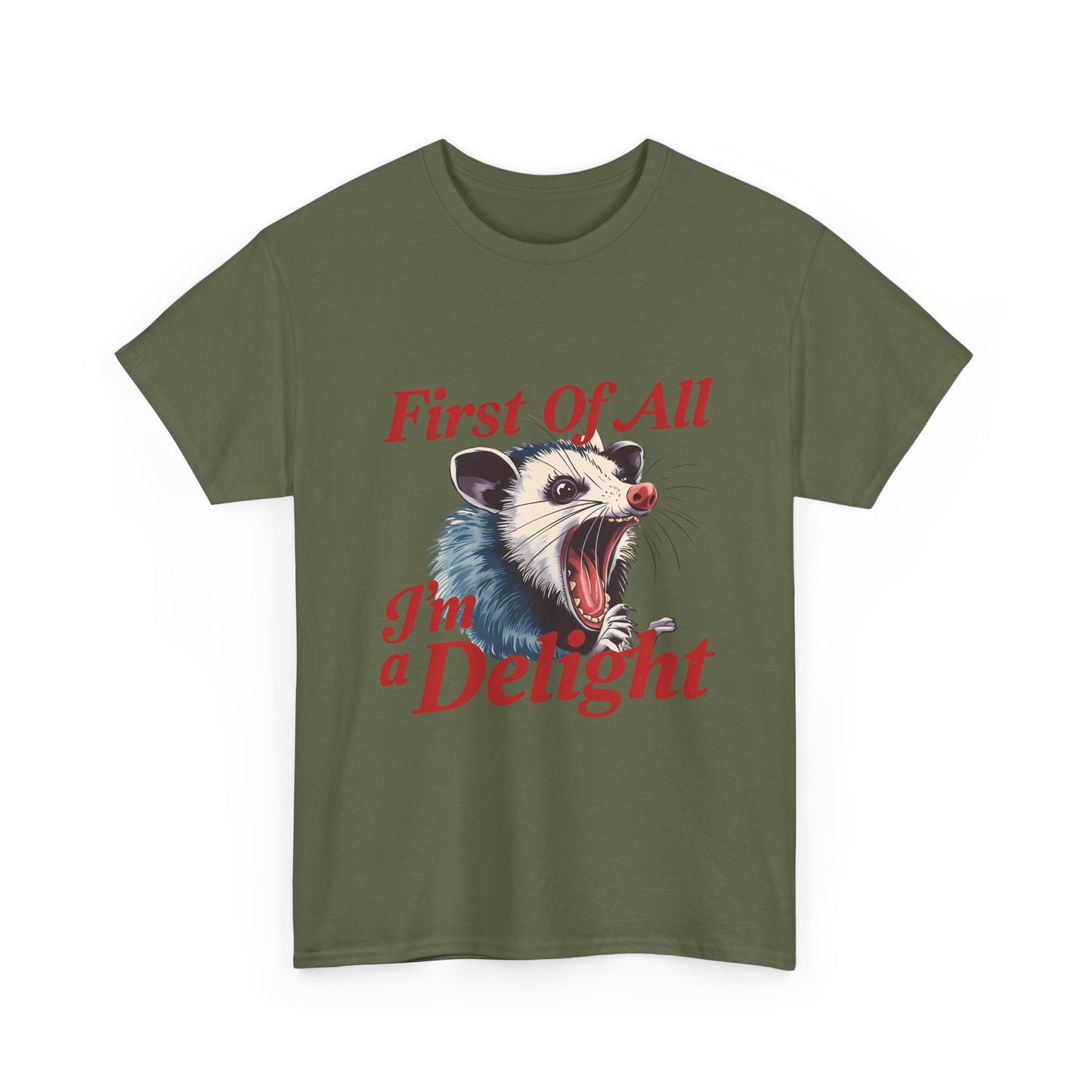 Possum 'First Of All I'm a Delight' Graphic Tee