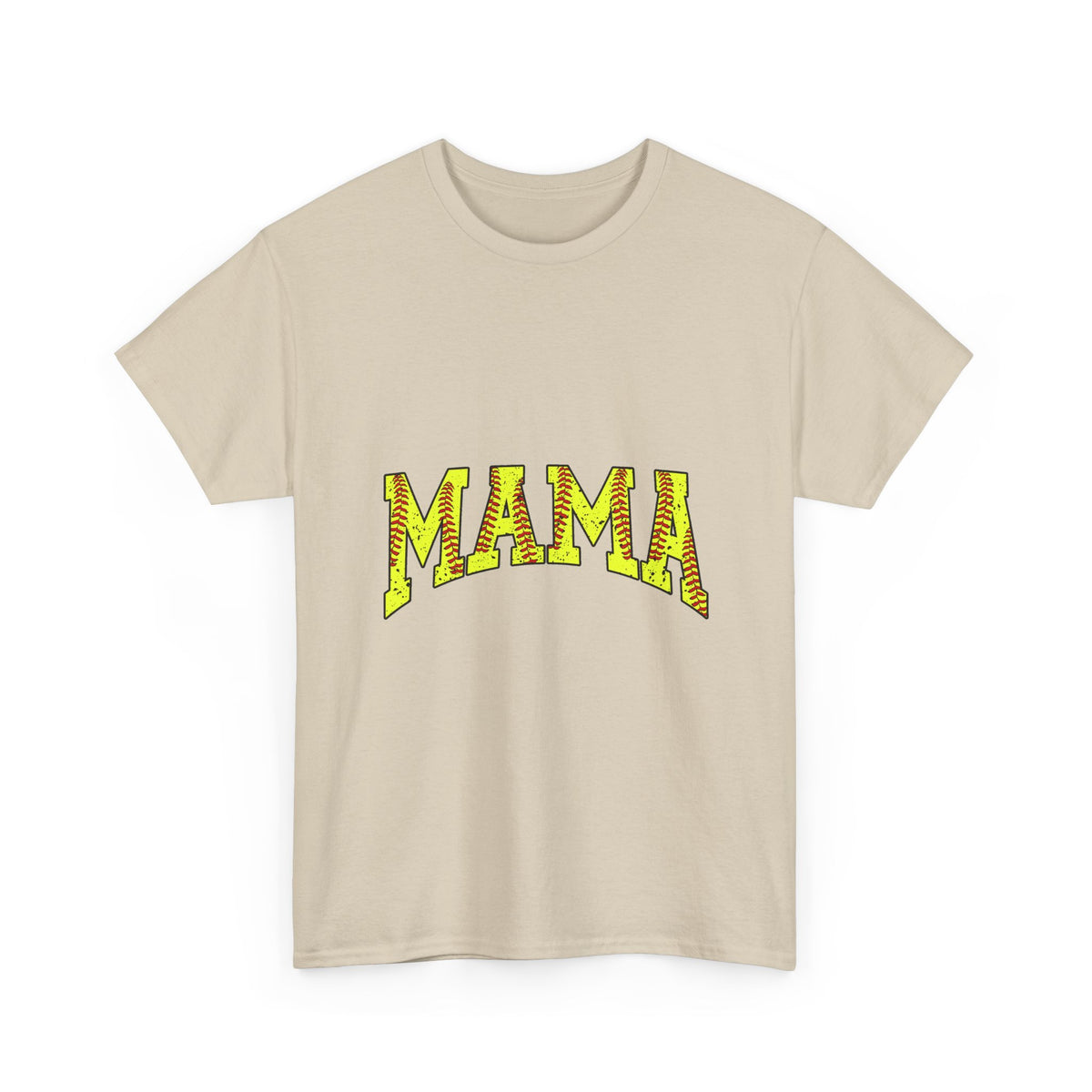 Mama Yellow Tiger Stripe Graphic Tee