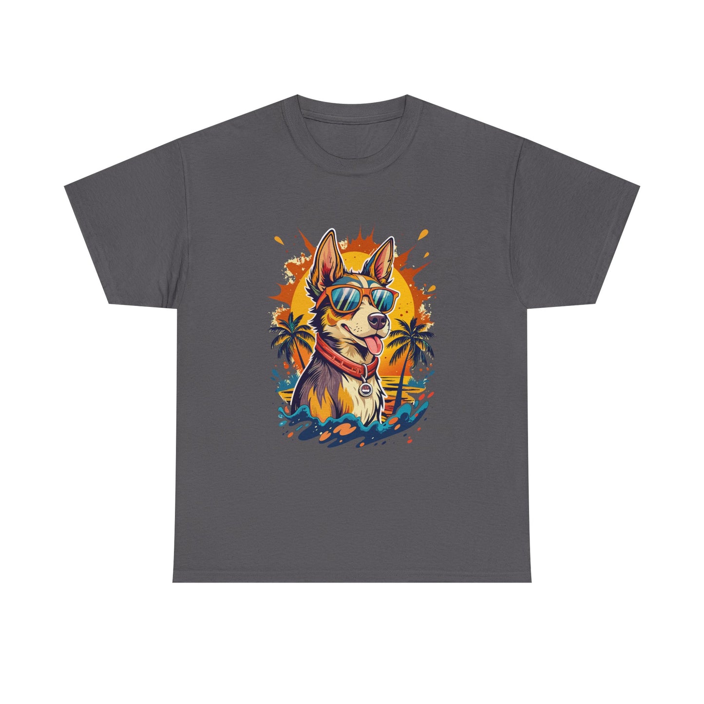 Cool Corgi Summer Tee — Sunglasses Dog Beach T-Shirt