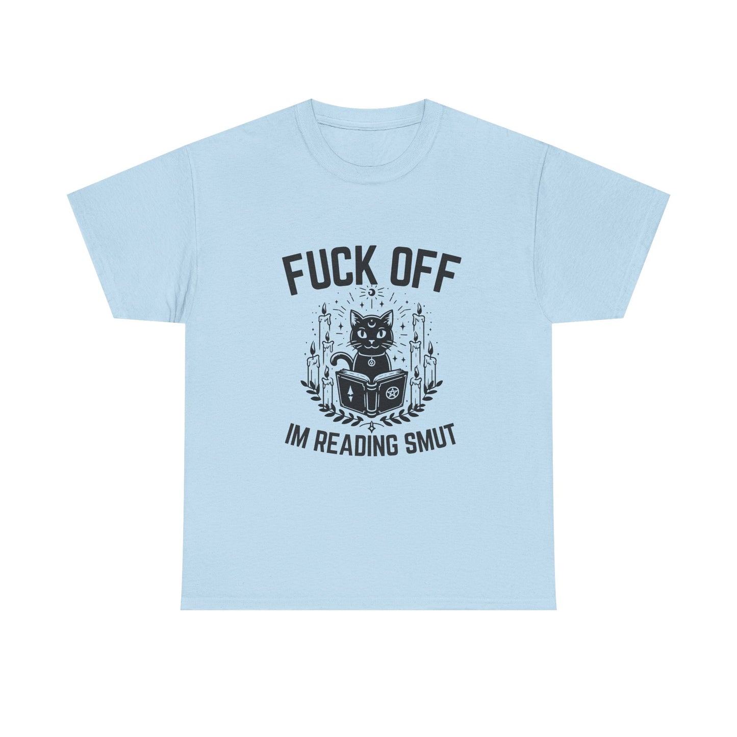 “Fuck Off I’m Reading Smut” Cat Witchbook T-Shirt