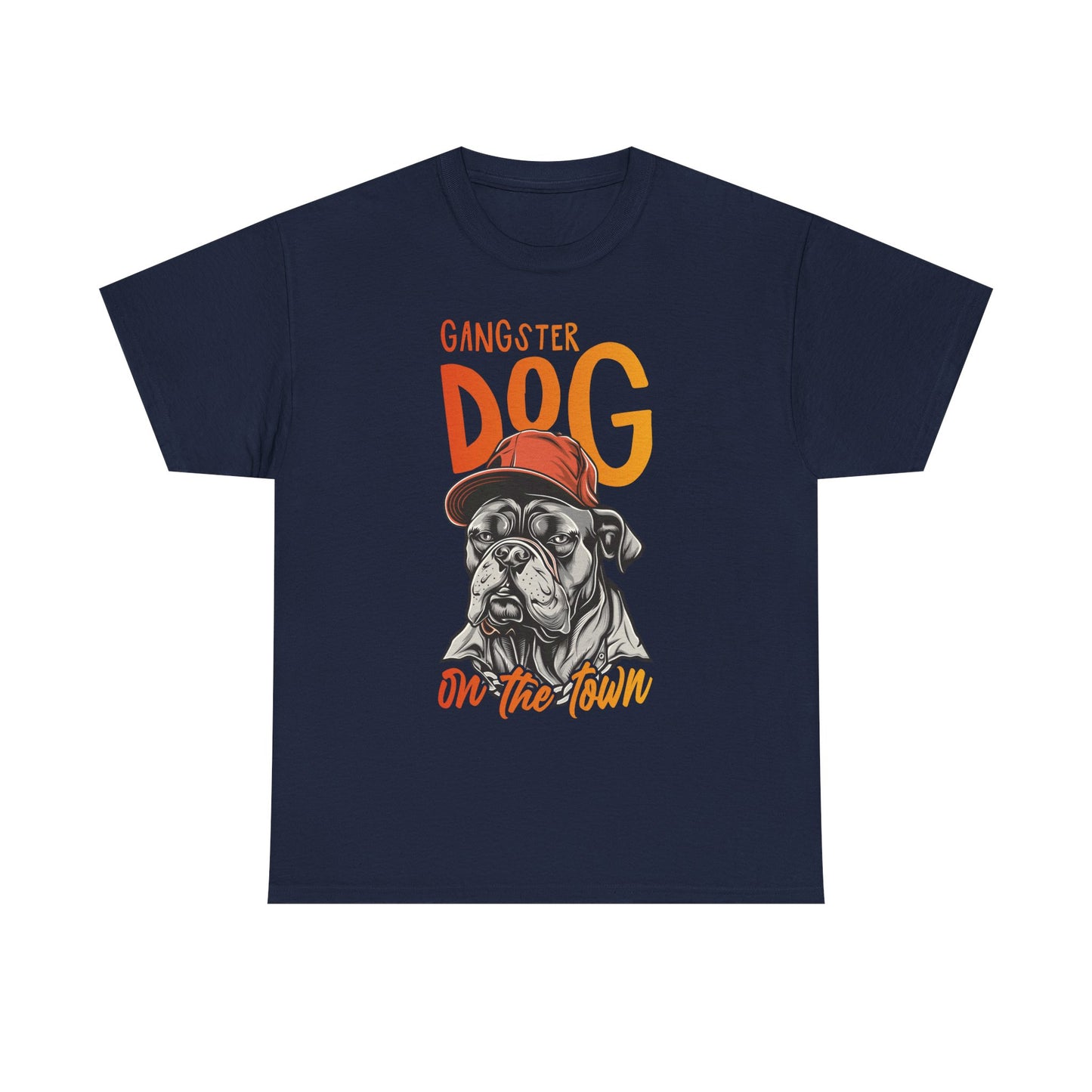 Gangster Dog T‑Shirt – 'Gangster Dog On The Town' Graphic Tee