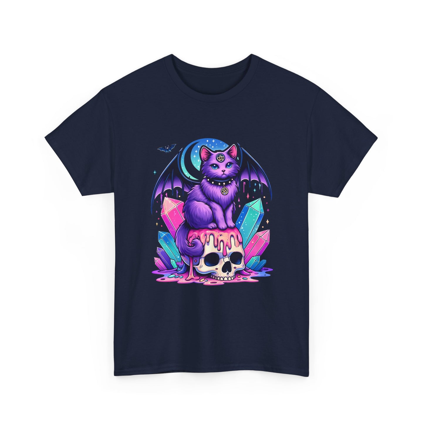 Gothic Crystal Cat T-Shirt