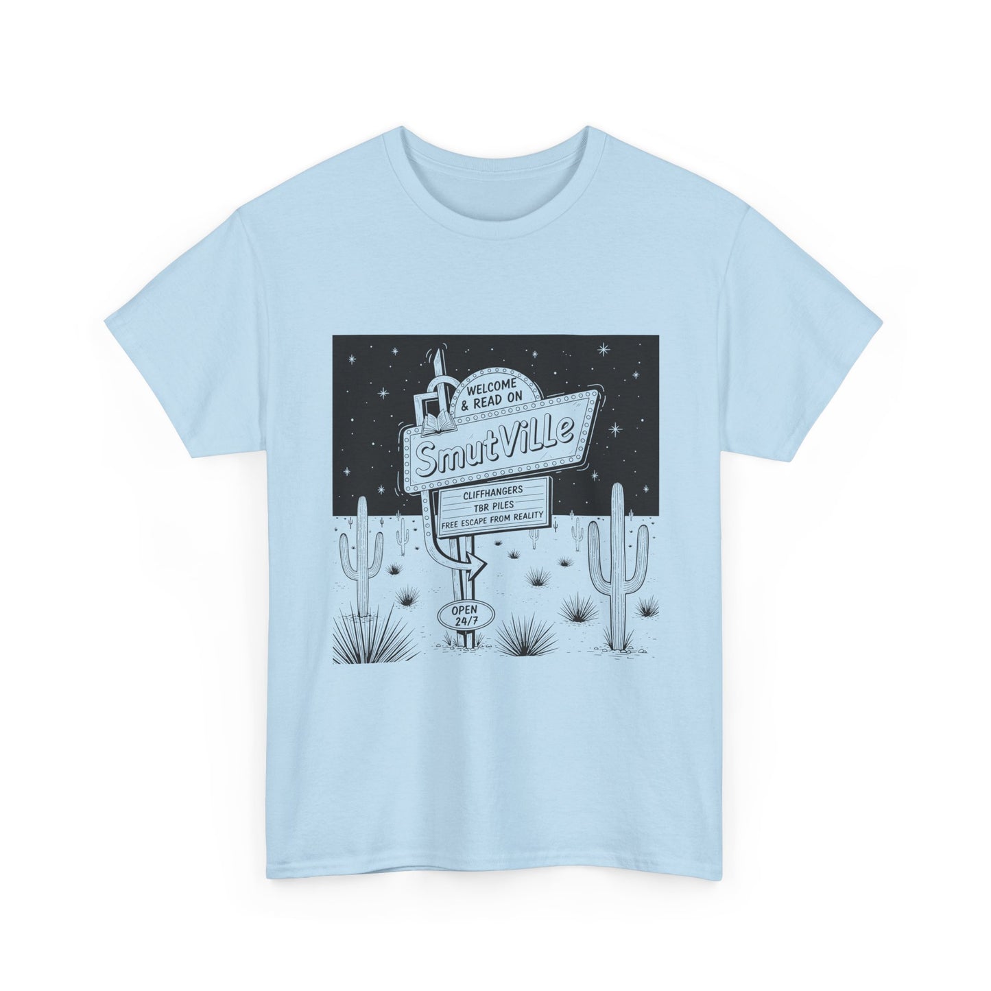 T-Shirt — 'Welcome to Snuuville' Vintage Desert Sign Graphic Tee