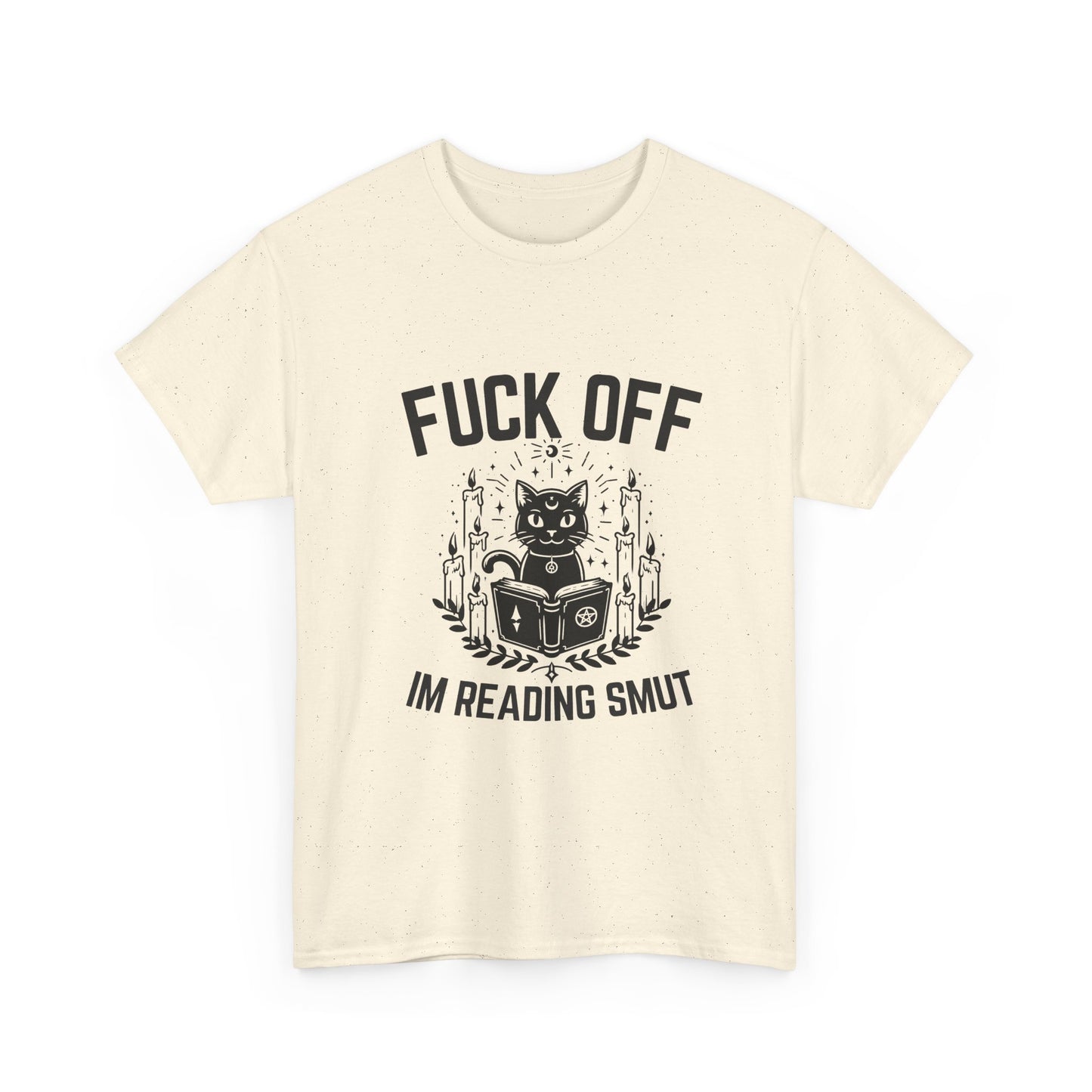 “Fuck Off I’m Reading Smut” Cat Witchbook T-Shirt