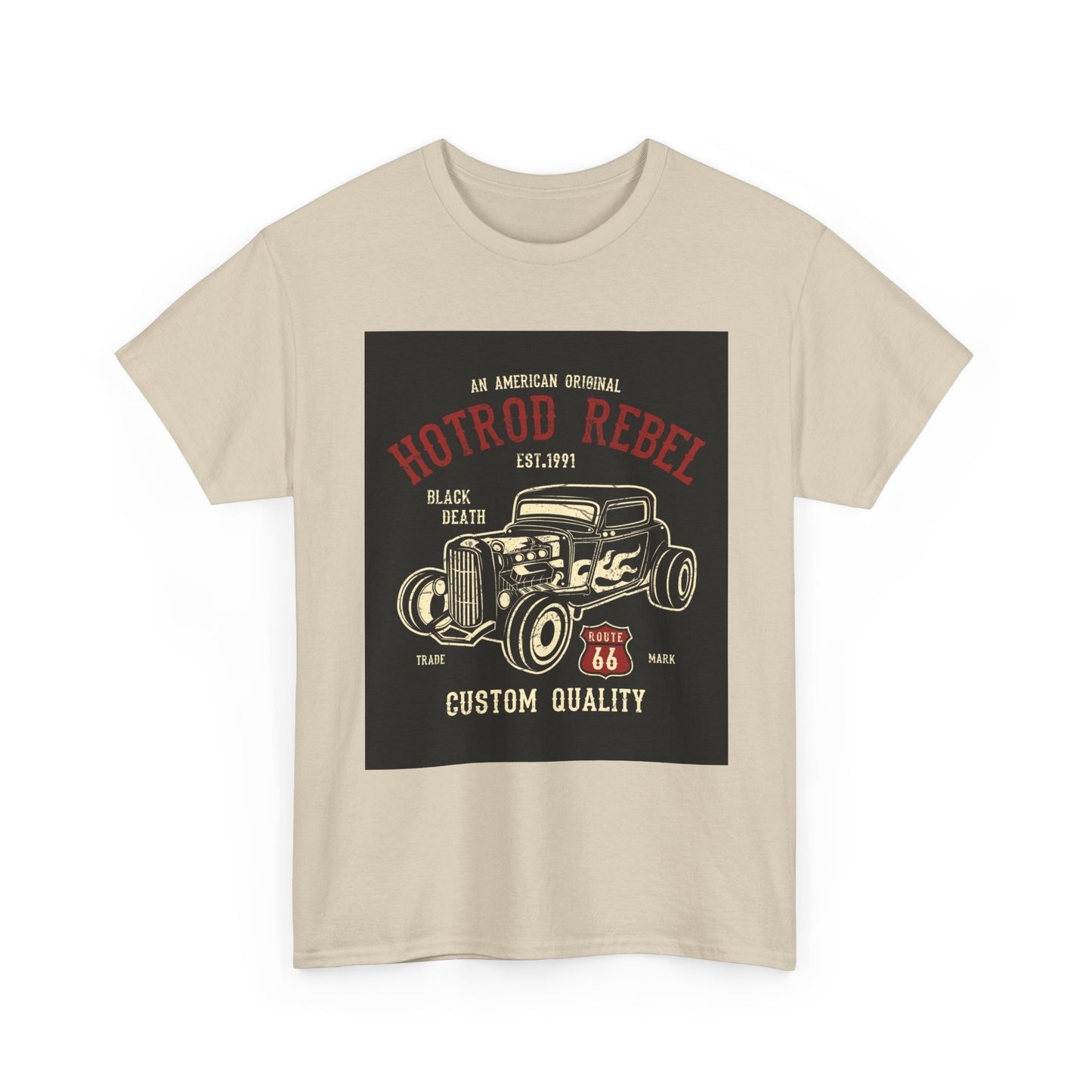 Hotrod Rebel T-Shirt – Vintage Custom Car Graphic Tee