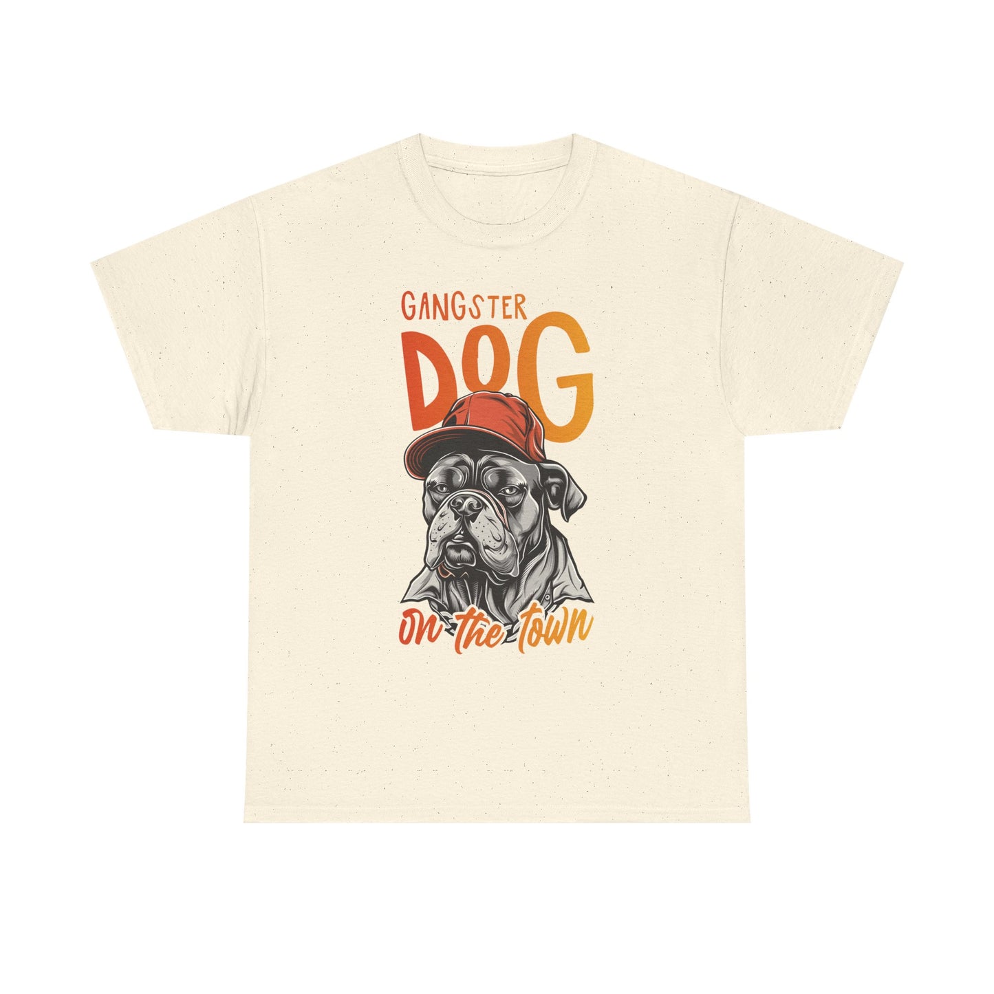 Gangster Dog T‑Shirt – 'Gangster Dog On The Town' Graphic Tee