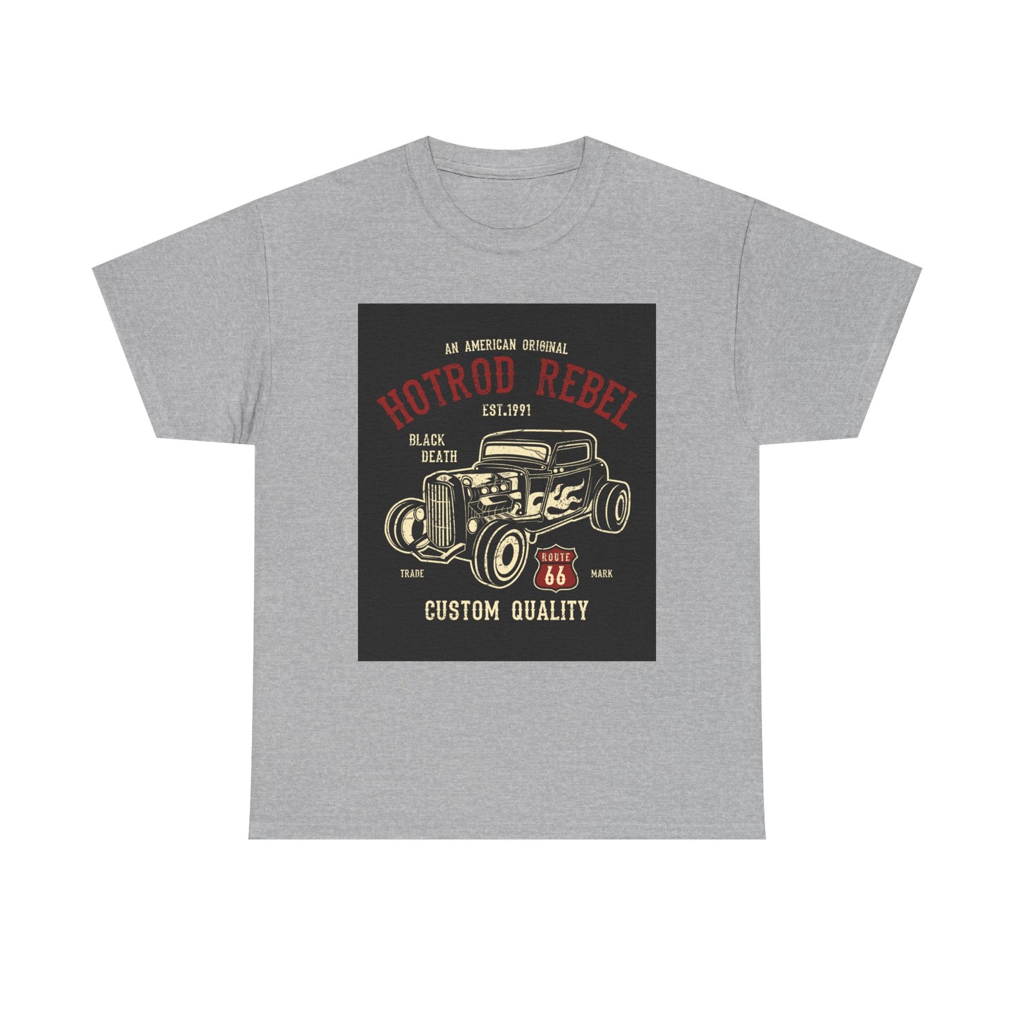 Hotrod Rebel T-Shirt – Vintage Custom Car Graphic Tee