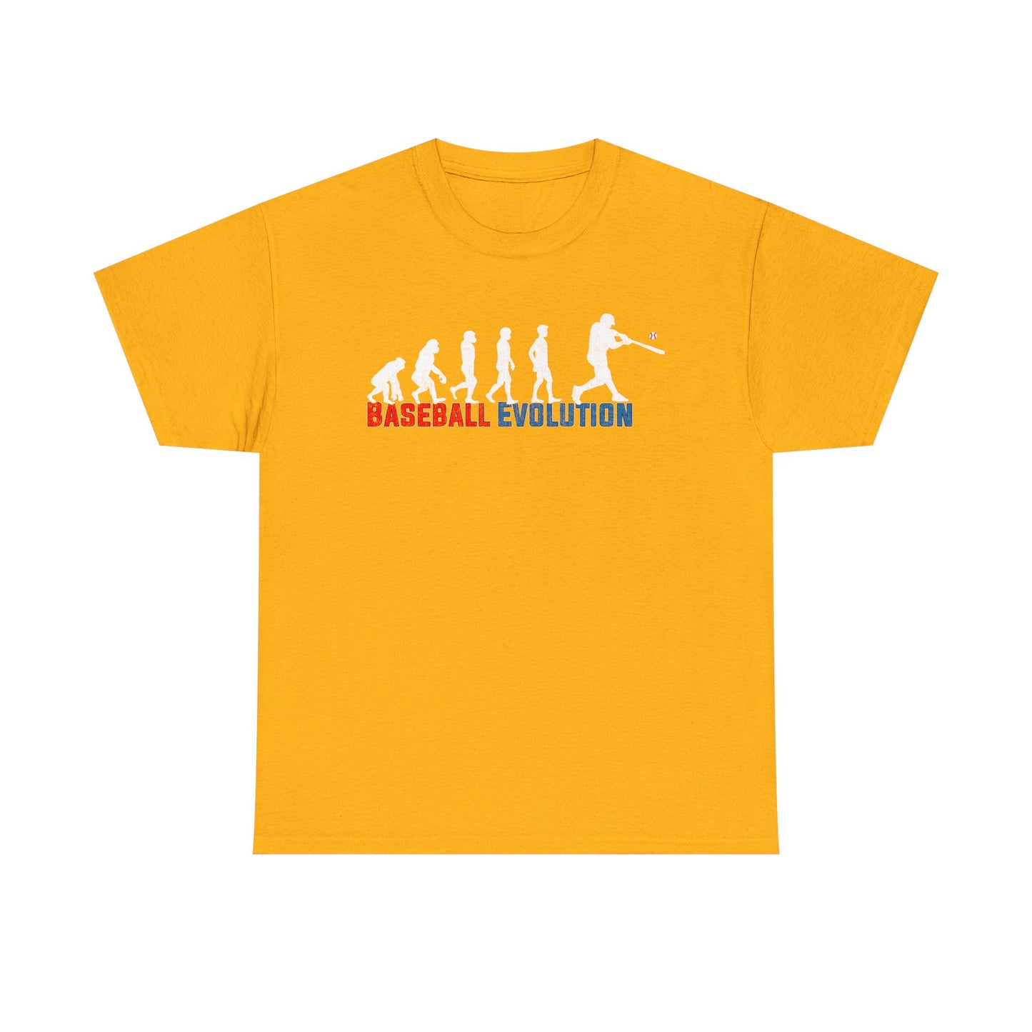 Baseball Evolution T-Shirt — Funny Baseball Player Evolution Graphic Tee