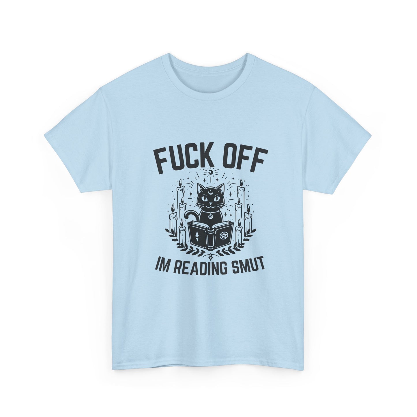 “Fuck Off I’m Reading Smut” Cat Witchbook T-Shirt