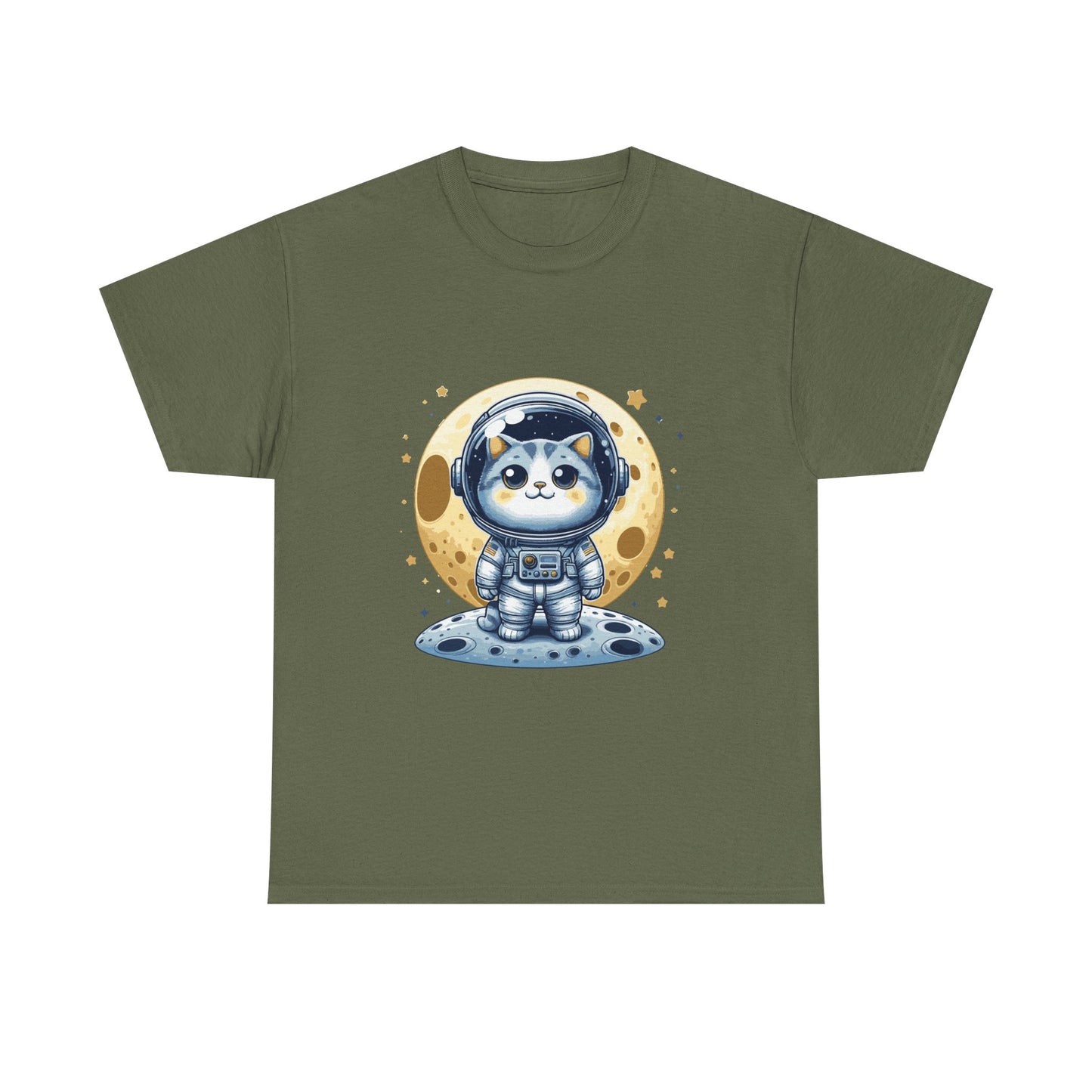 Astronaut Cat T-Shirt — Cute Space Cat Tee