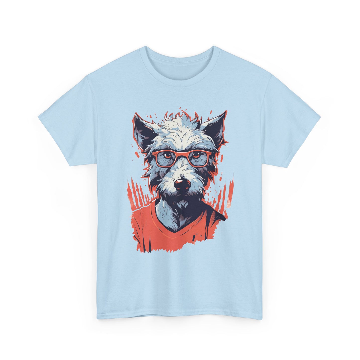Hipster Dog T-Shirt — Cool Glasses Westie Graphic Tee