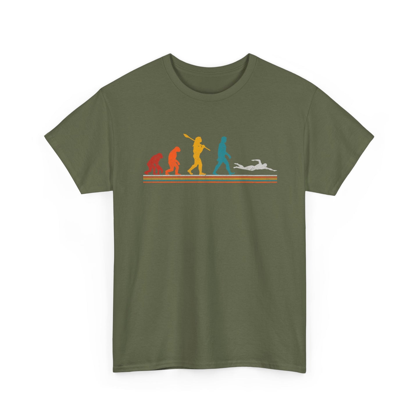 Evolution of Swiming T-Shirt