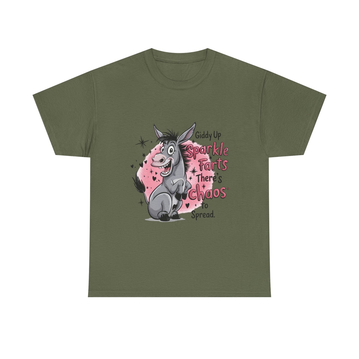 Donkey "Sparkle Farts" T-Shirt — Cute Funny Unicorn Alternative Tee