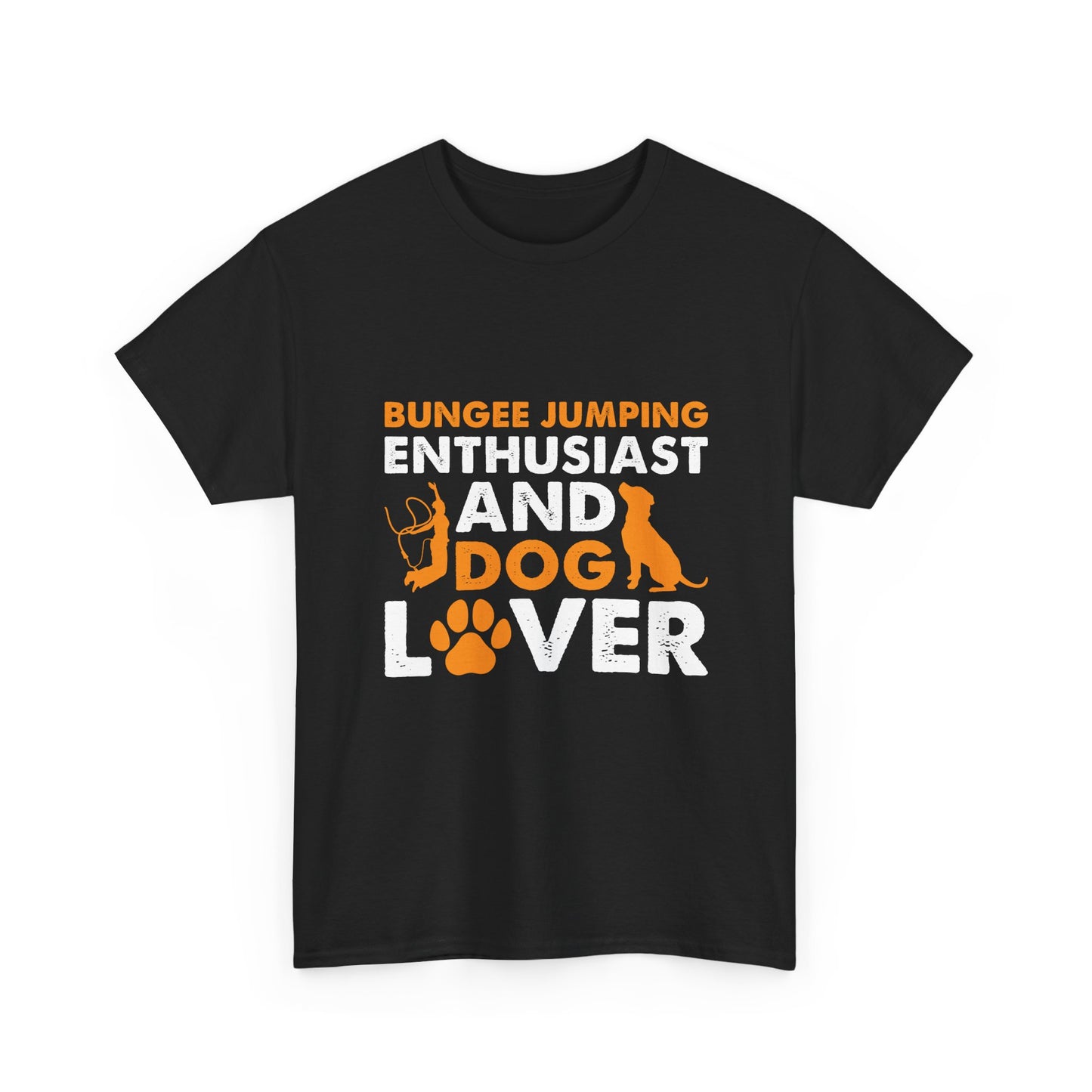 Bungee Jumping Enthusiast and Dog Lover T-Shirt
