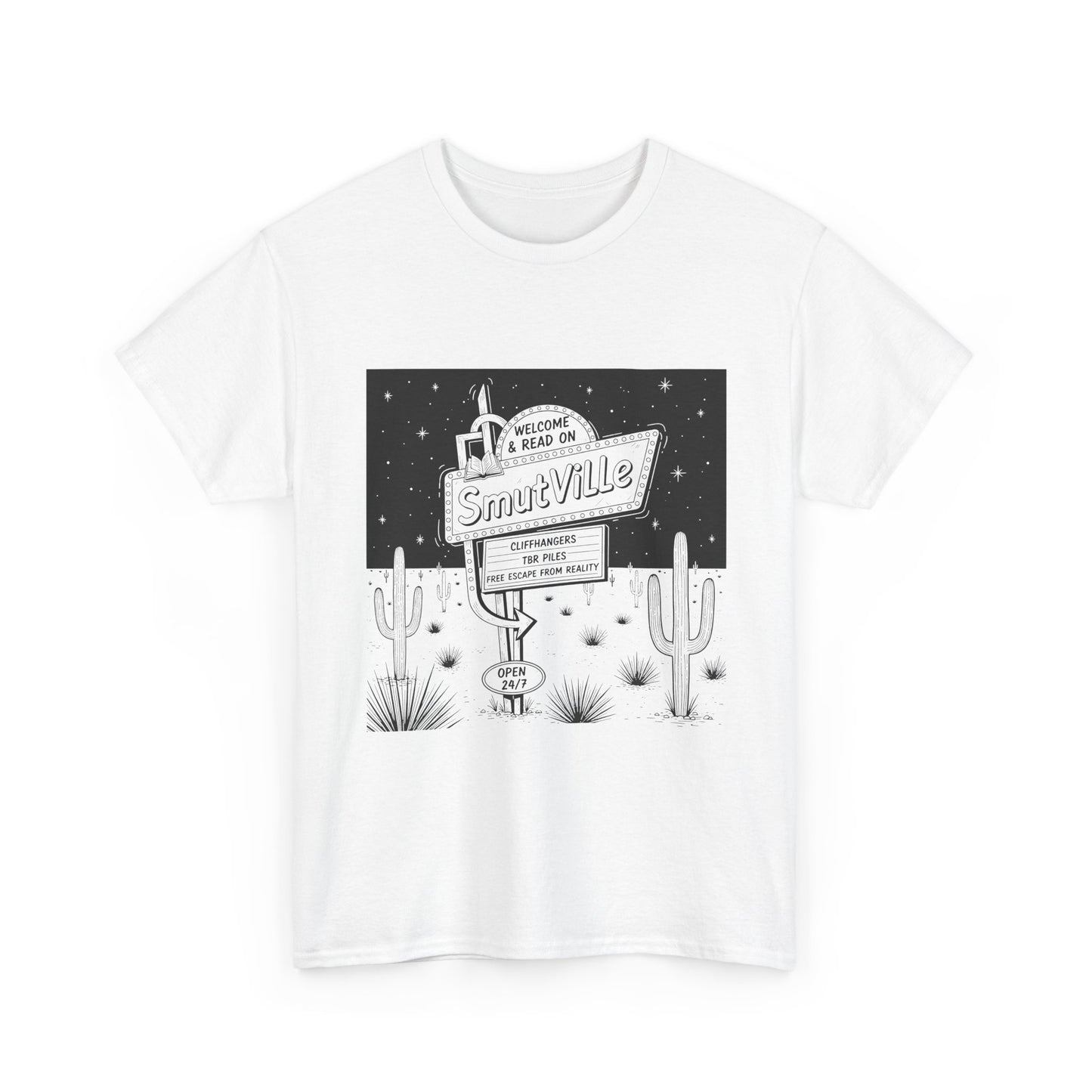 T-Shirt — 'Welcome to Snuuville' Vintage Desert Sign Graphic Tee
