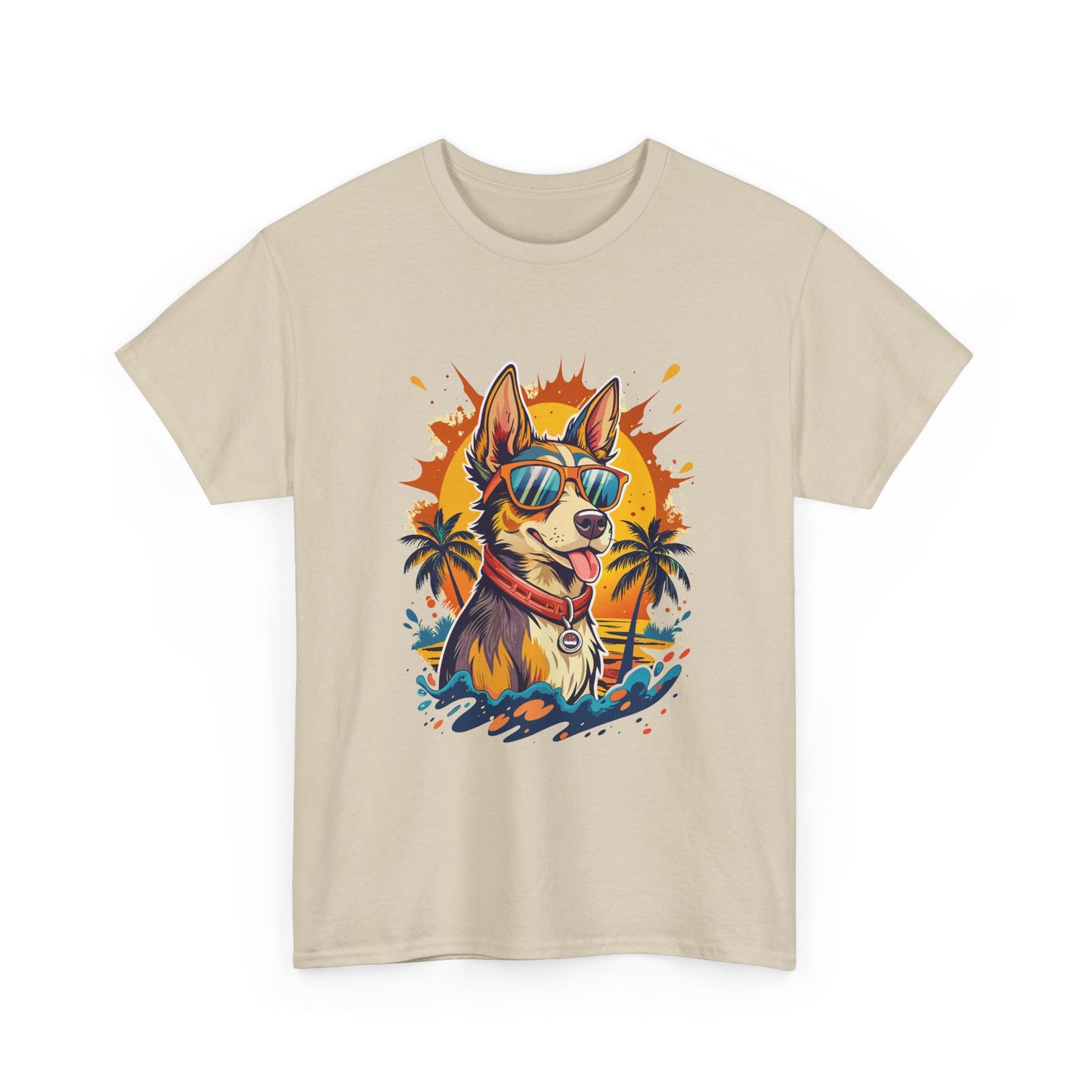 Cool Corgi Summer Tee — Sunglasses Dog Beach T-Shirt