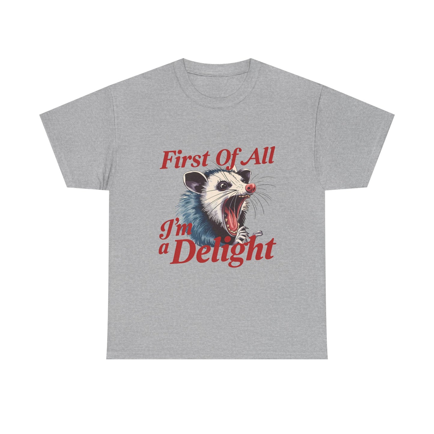 Possum 'First Of All I'm a Delight' Graphic Tee