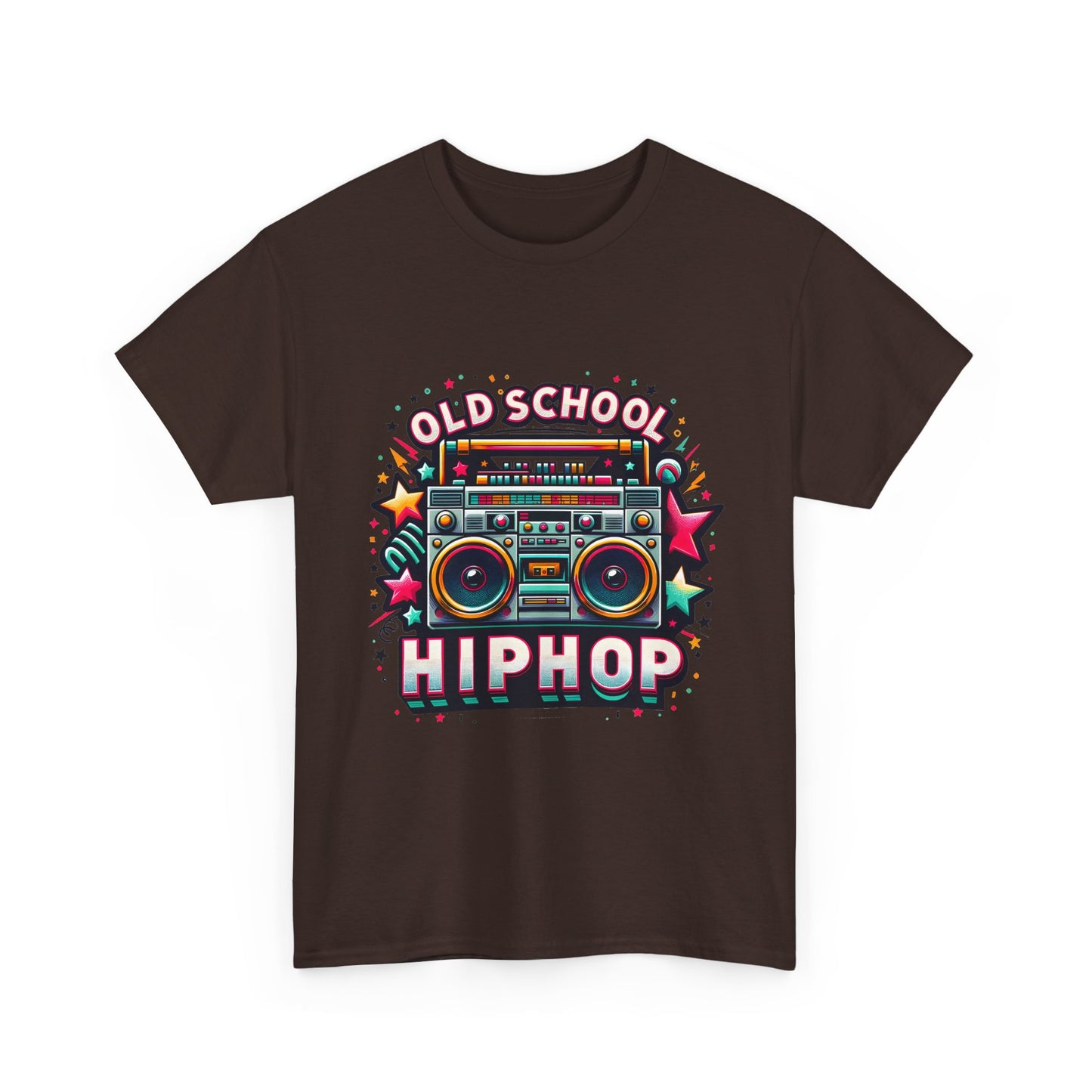 Old School Hip Hop T-Shirt — Retro Boombox Graphic Tee
